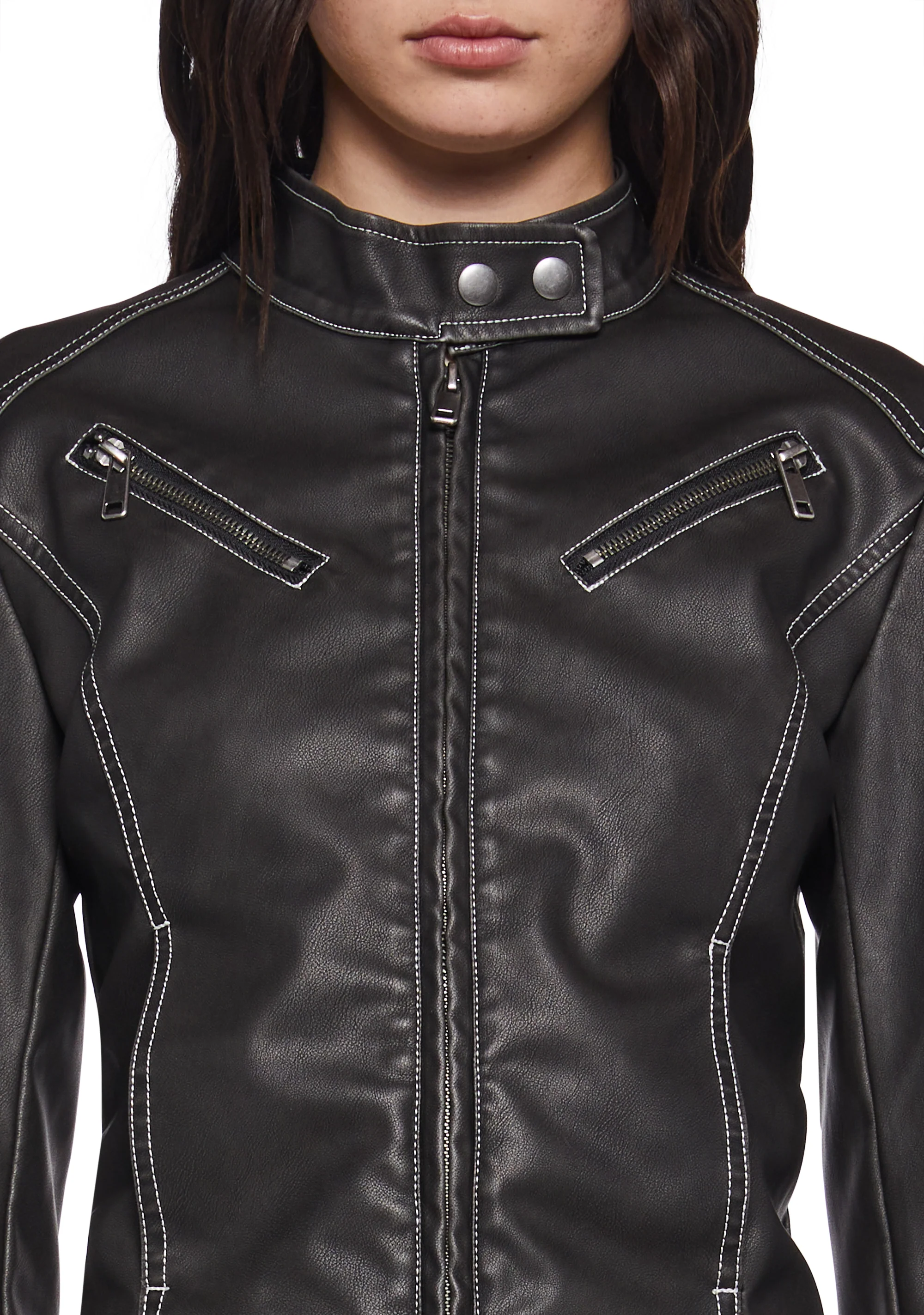 Norah Moto Jacket - Black - Image 6
