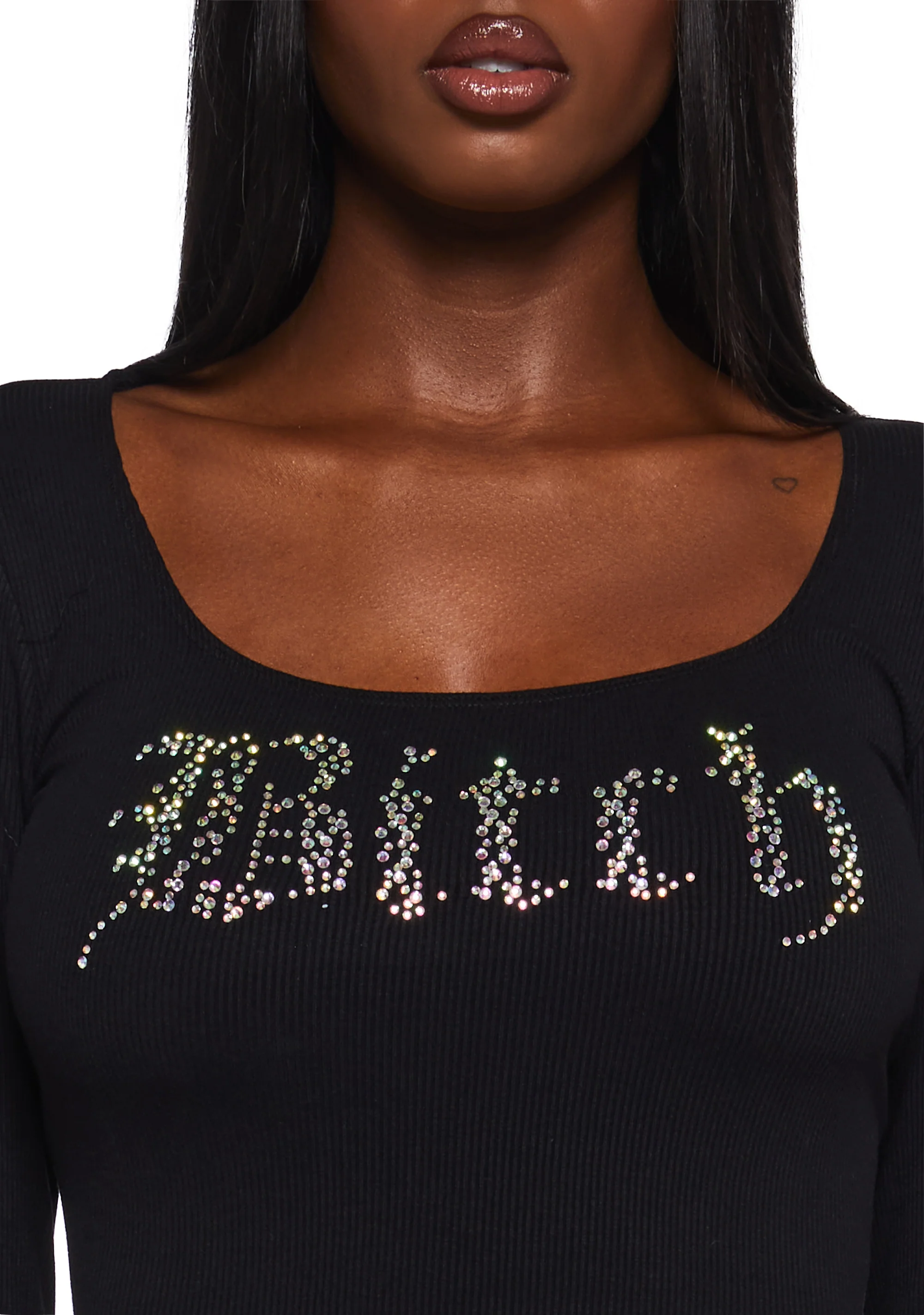 Not Nice Long Sleeve Top - Image 5