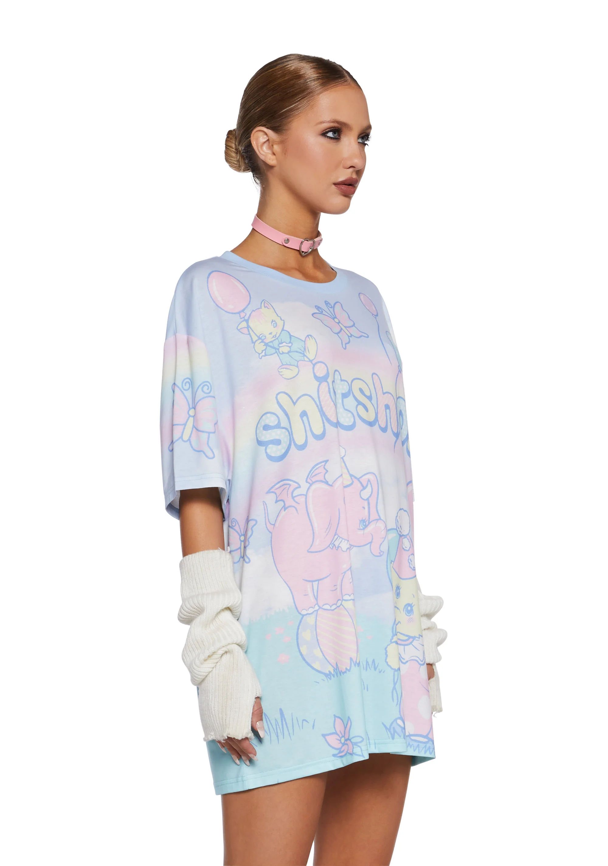 Not So Funhouse Oversized Tee - Image 3