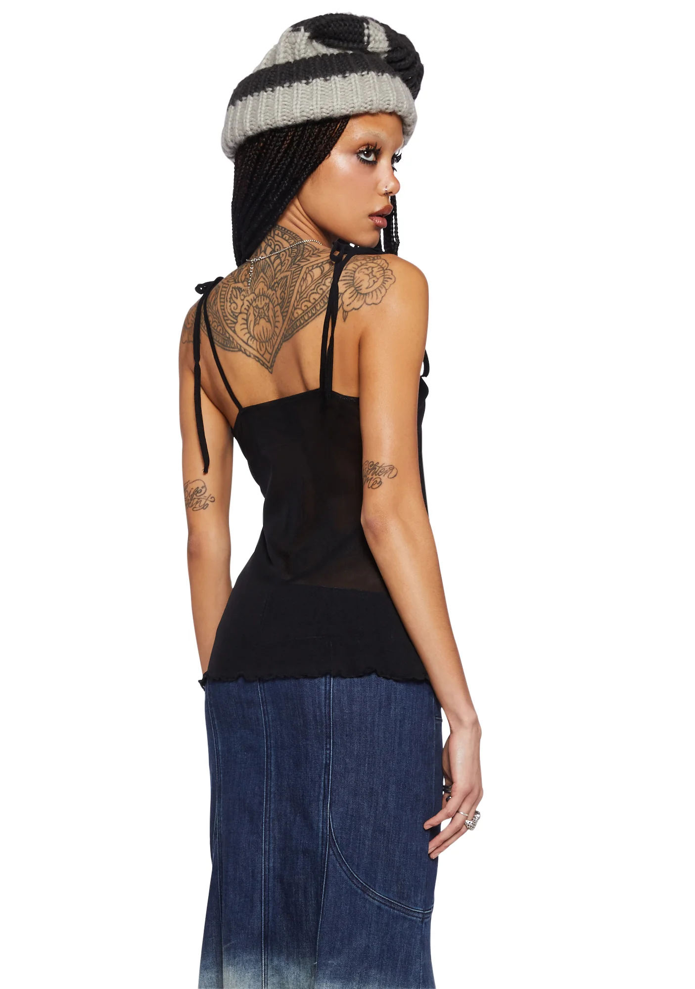 Not That Easy Cami Top- Black - Image 4