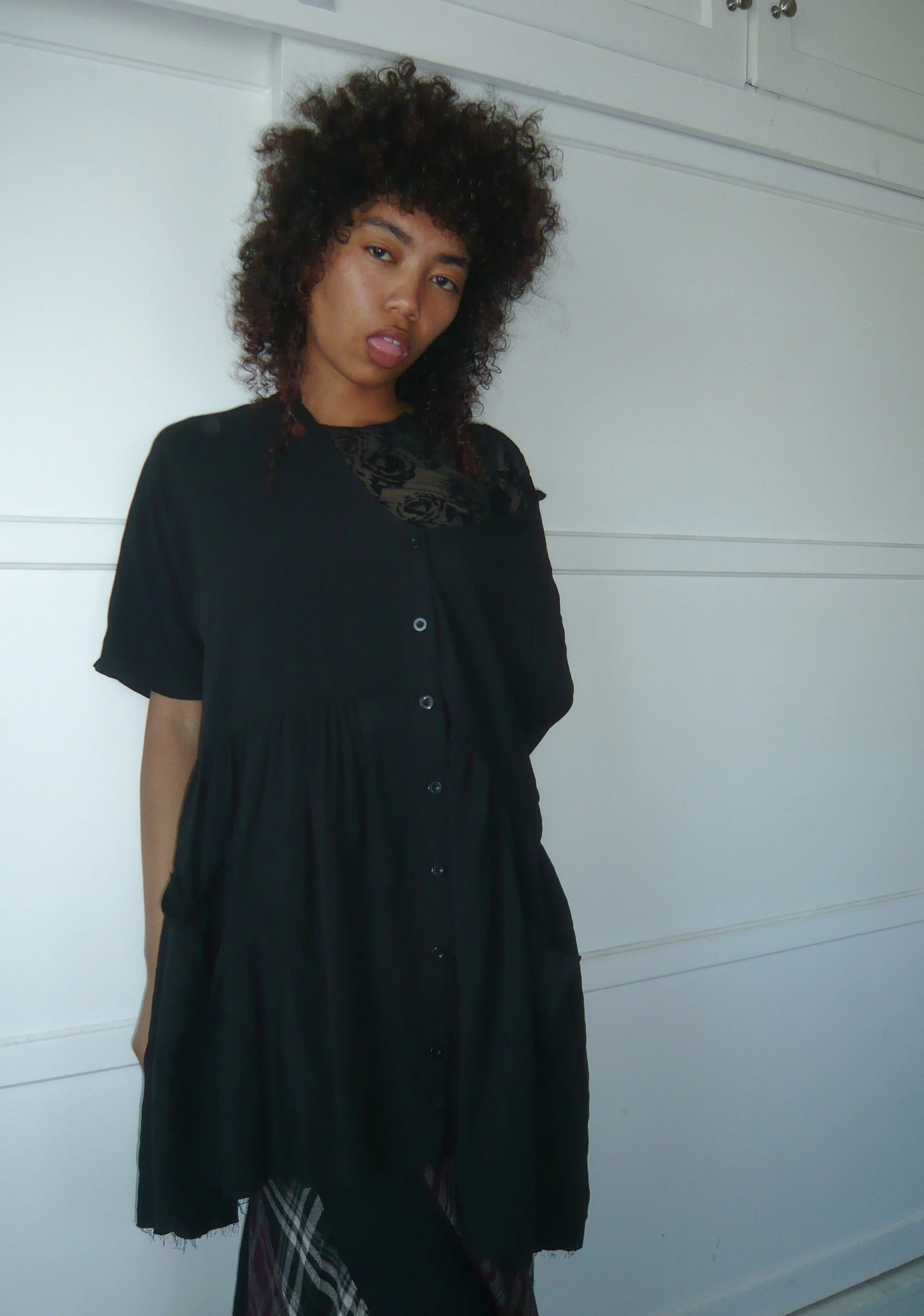 Not Your Babydoll Dress - Black - Image 6