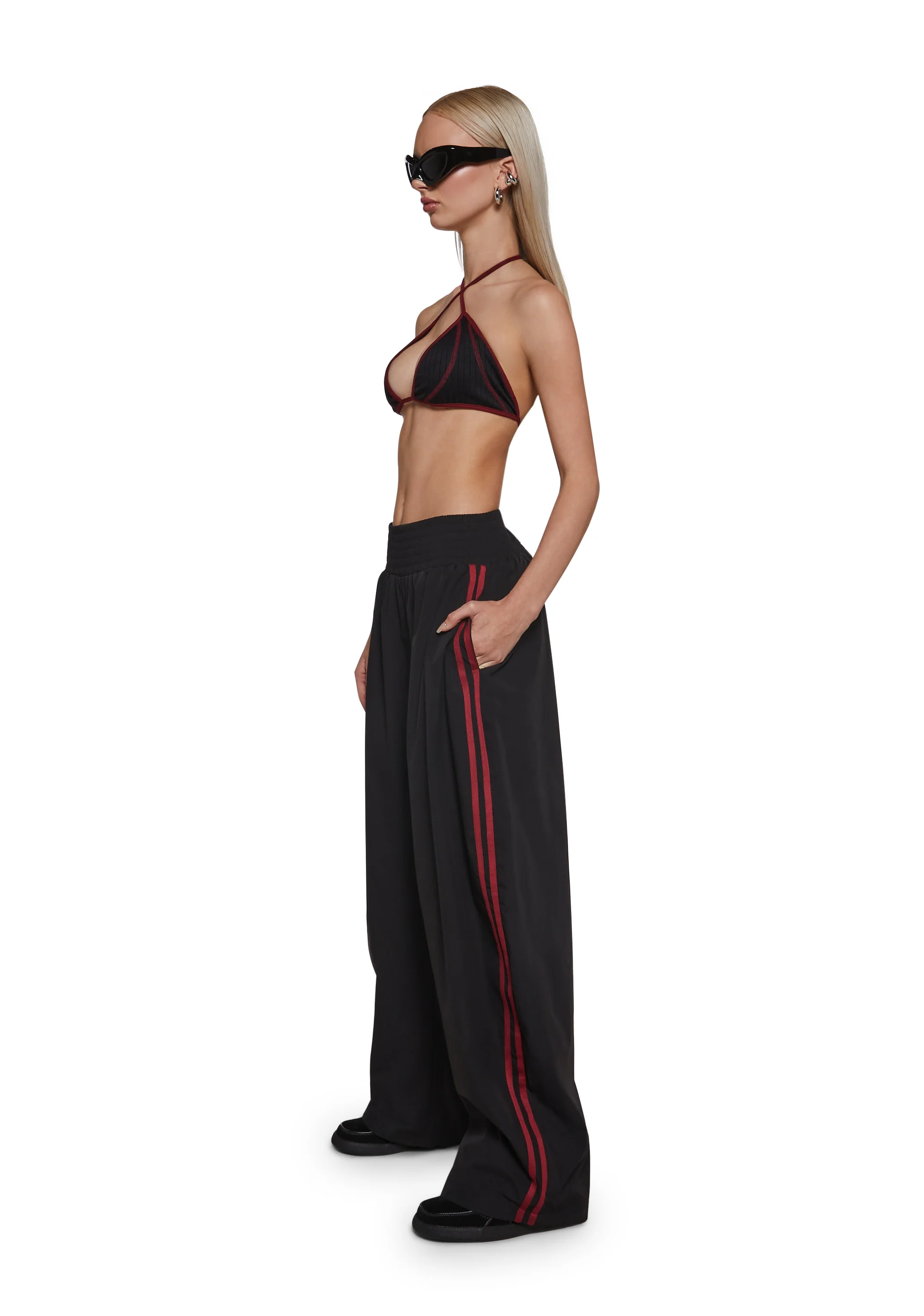 Tall Dark And Handsome Barrel Track Pants - Image 2