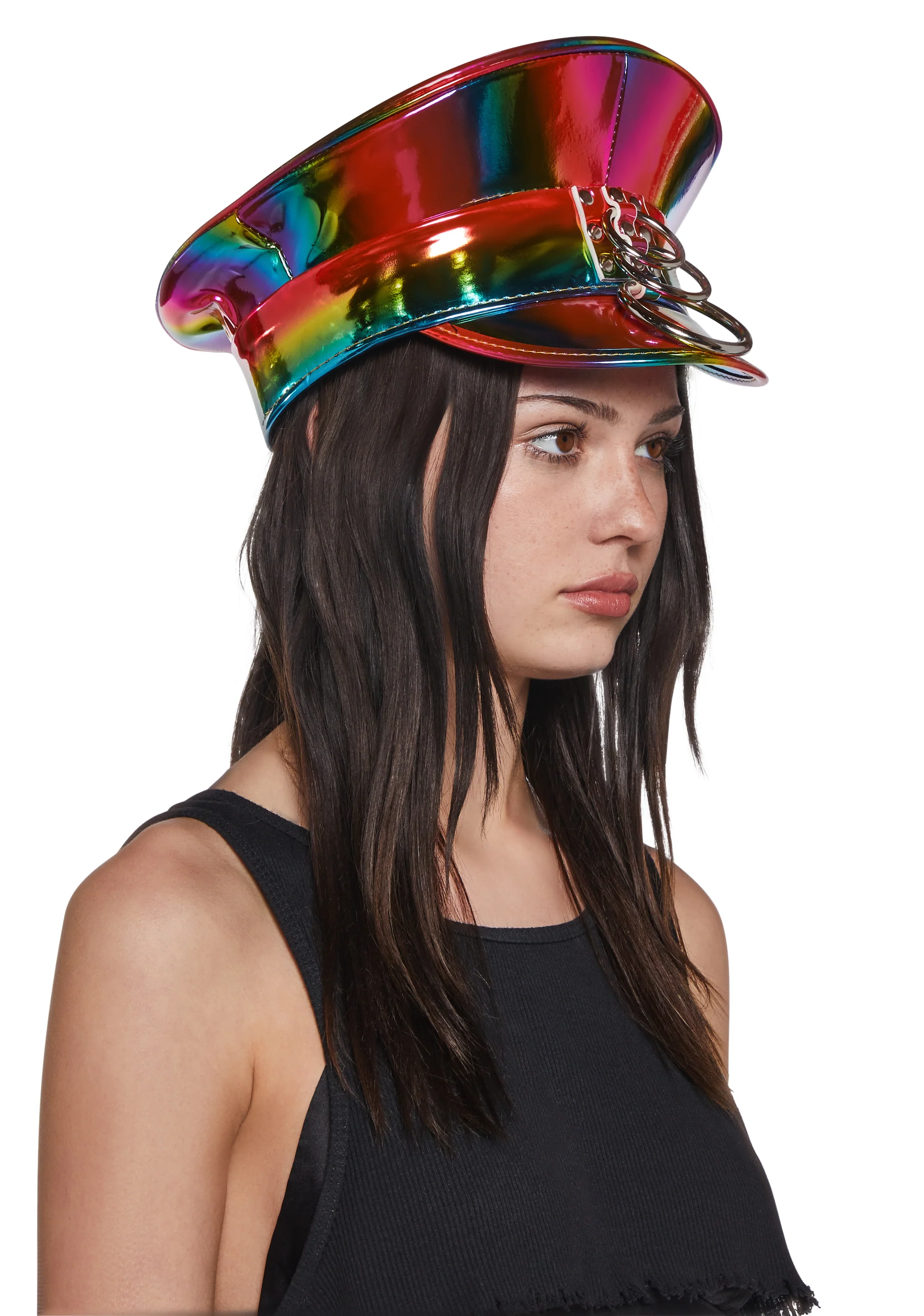 O-Ring Rainbow Captain Hat - Image 2