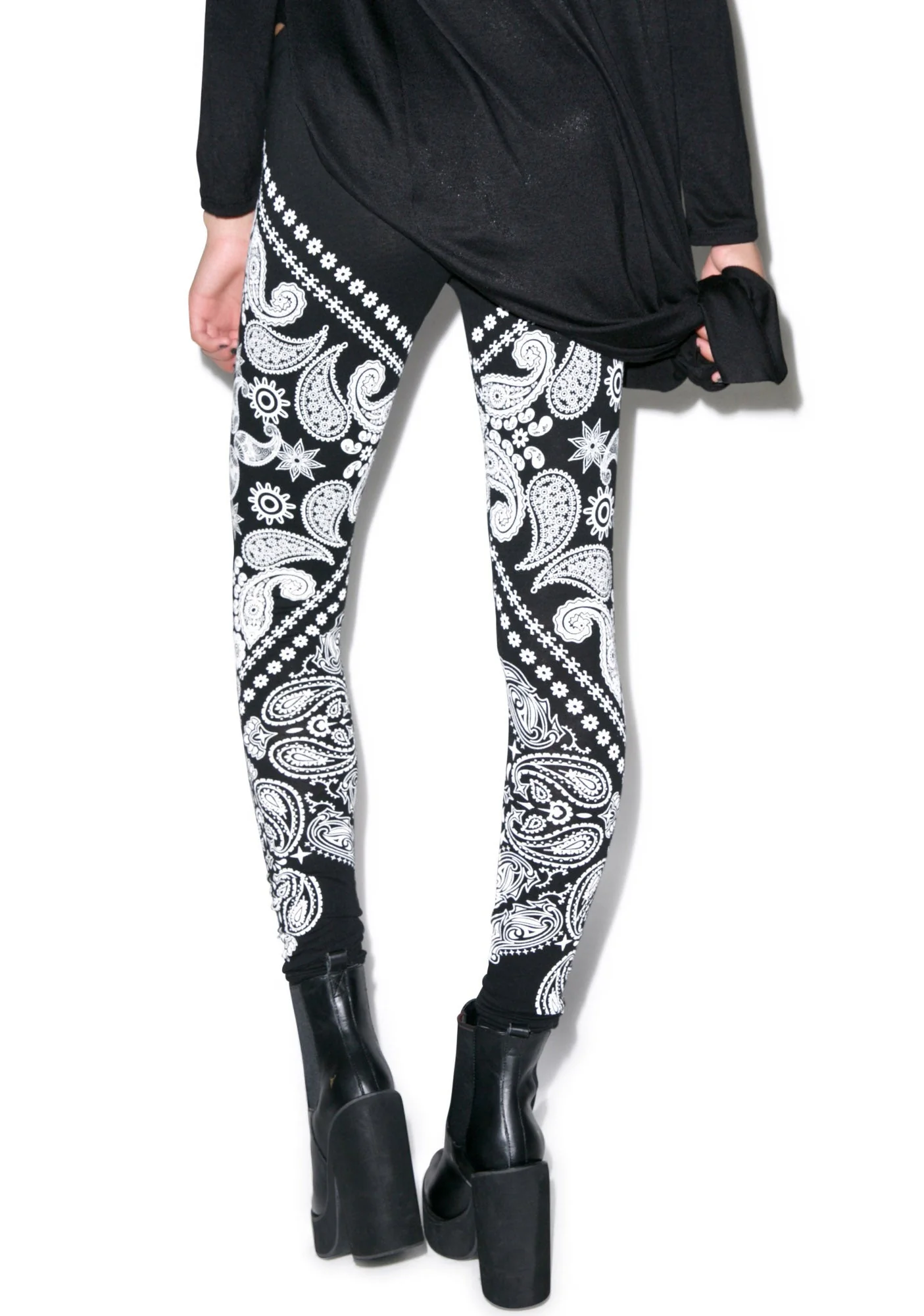 Oakland High Waist Leggings - Black - Image 3