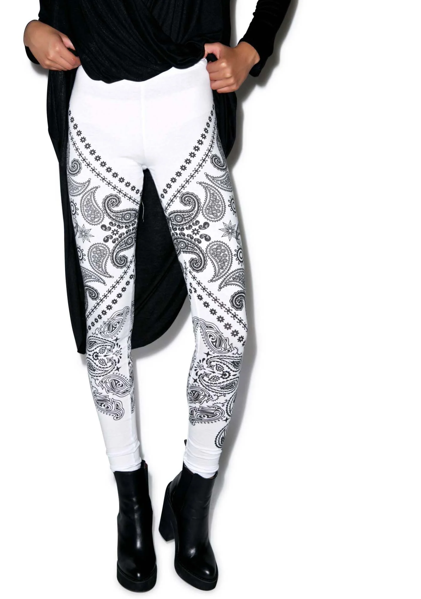 Oakland High Waist Leggings - Black - Image 6
