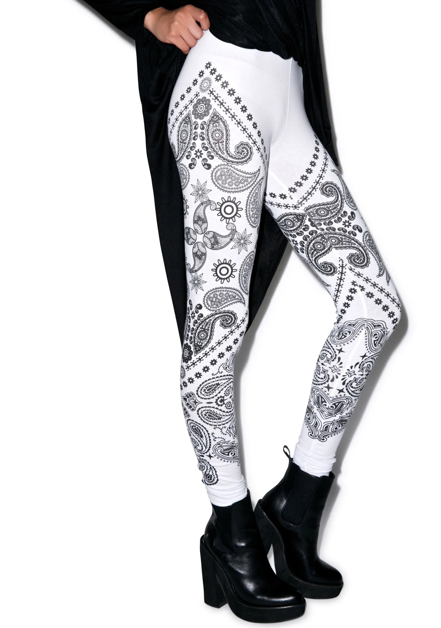 Oakland High Waist Leggings - Black - Image 8