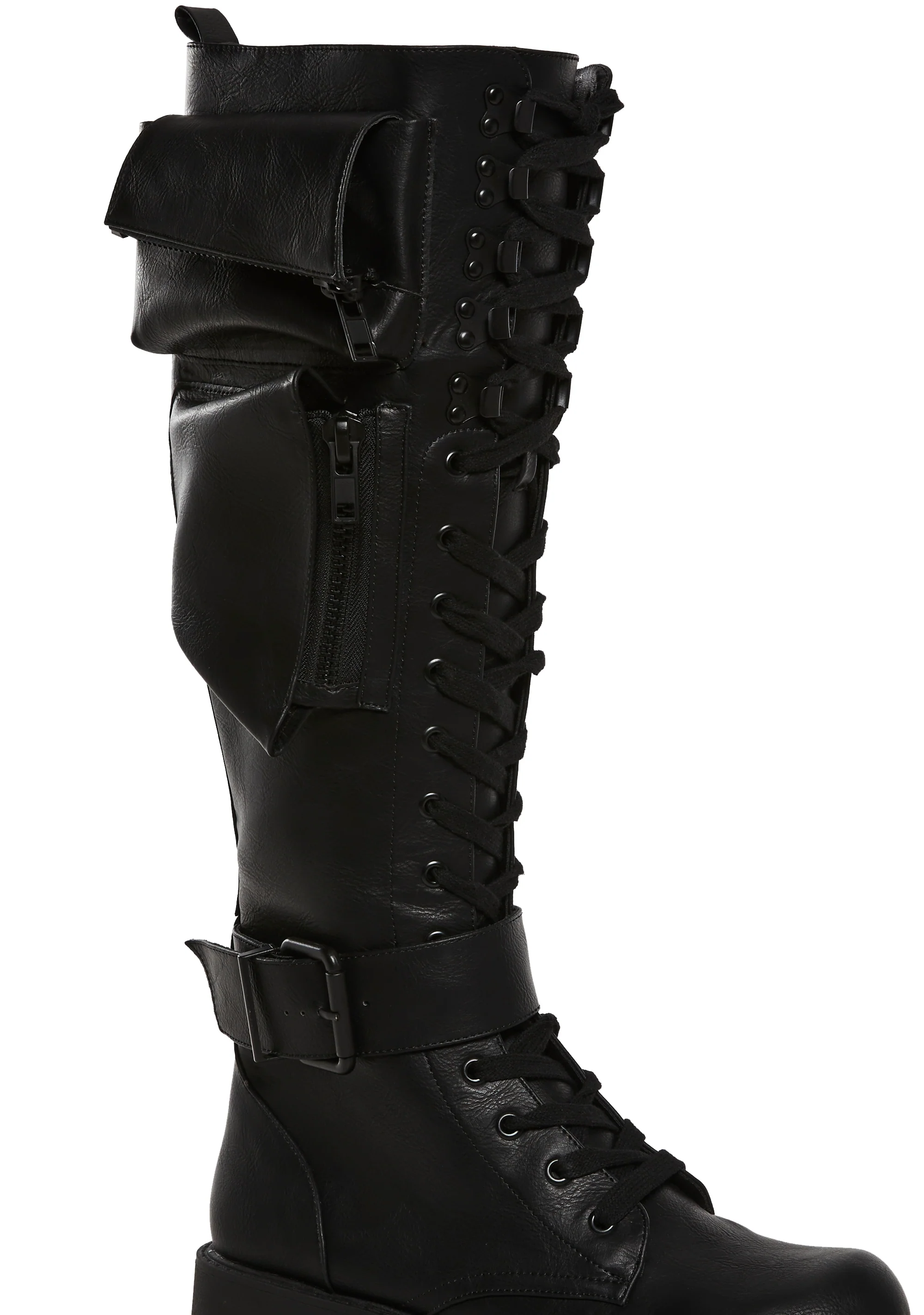 Obsidian Pocket Combat Boots - Image 2