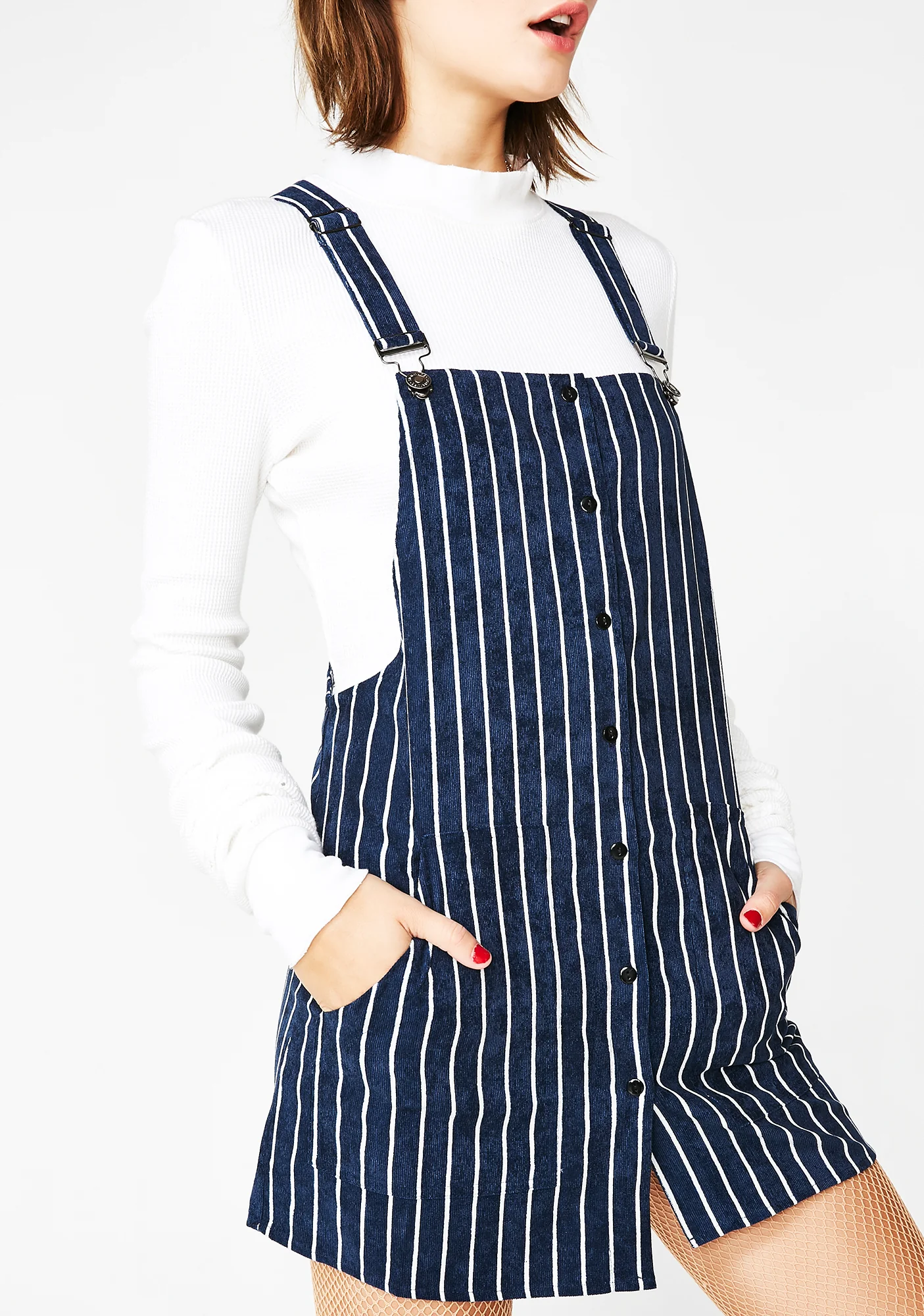 Off The Rails Overall Dress - Image 3