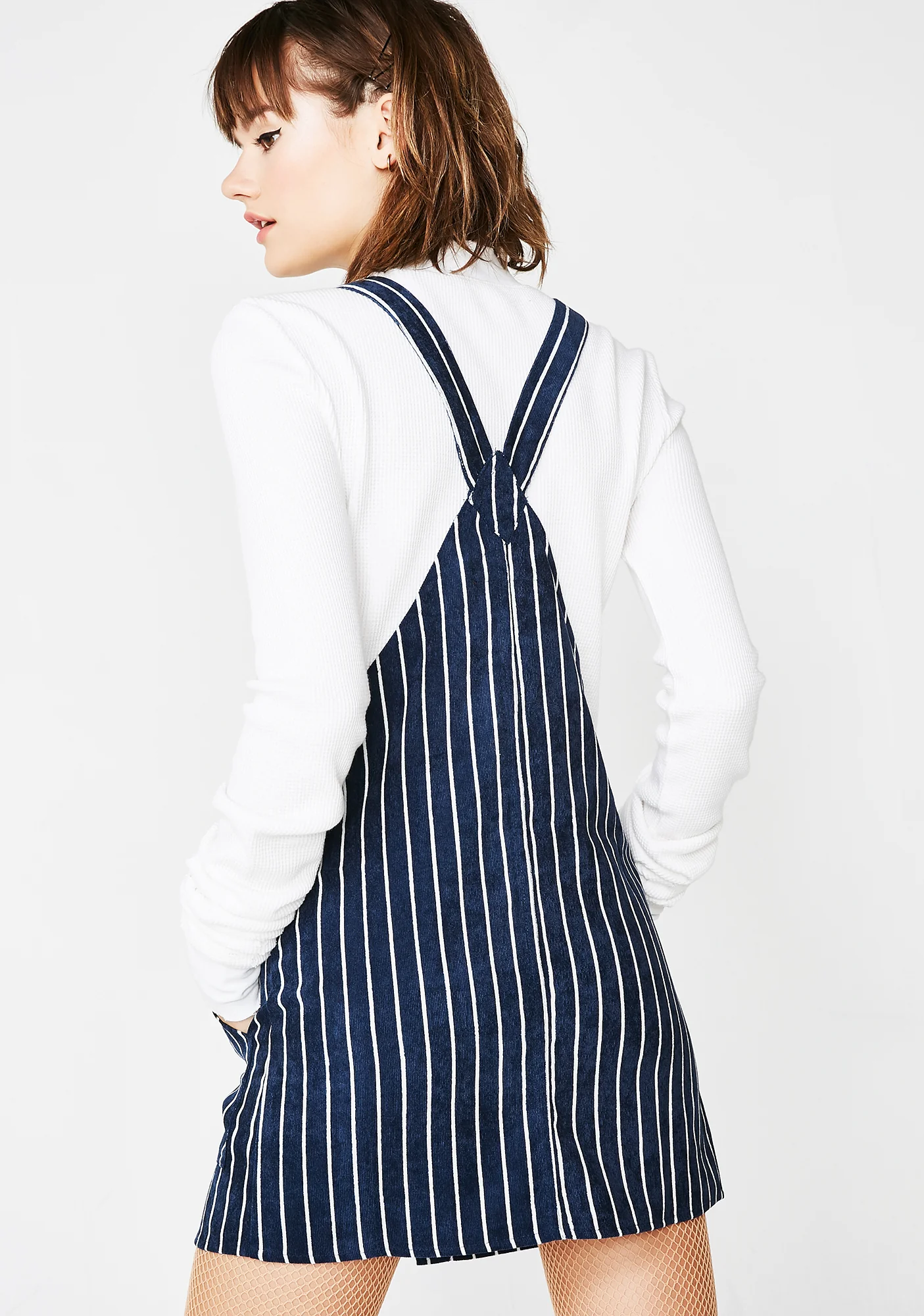 Off The Rails Overall Dress - Image 4