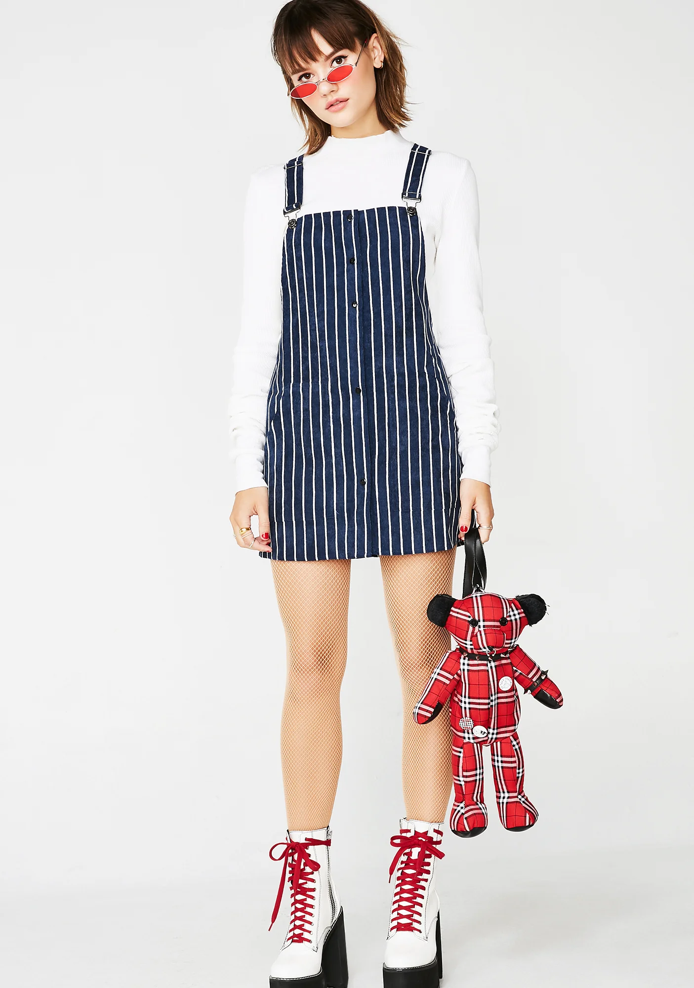 Off The Rails Overall Dress - Image 5