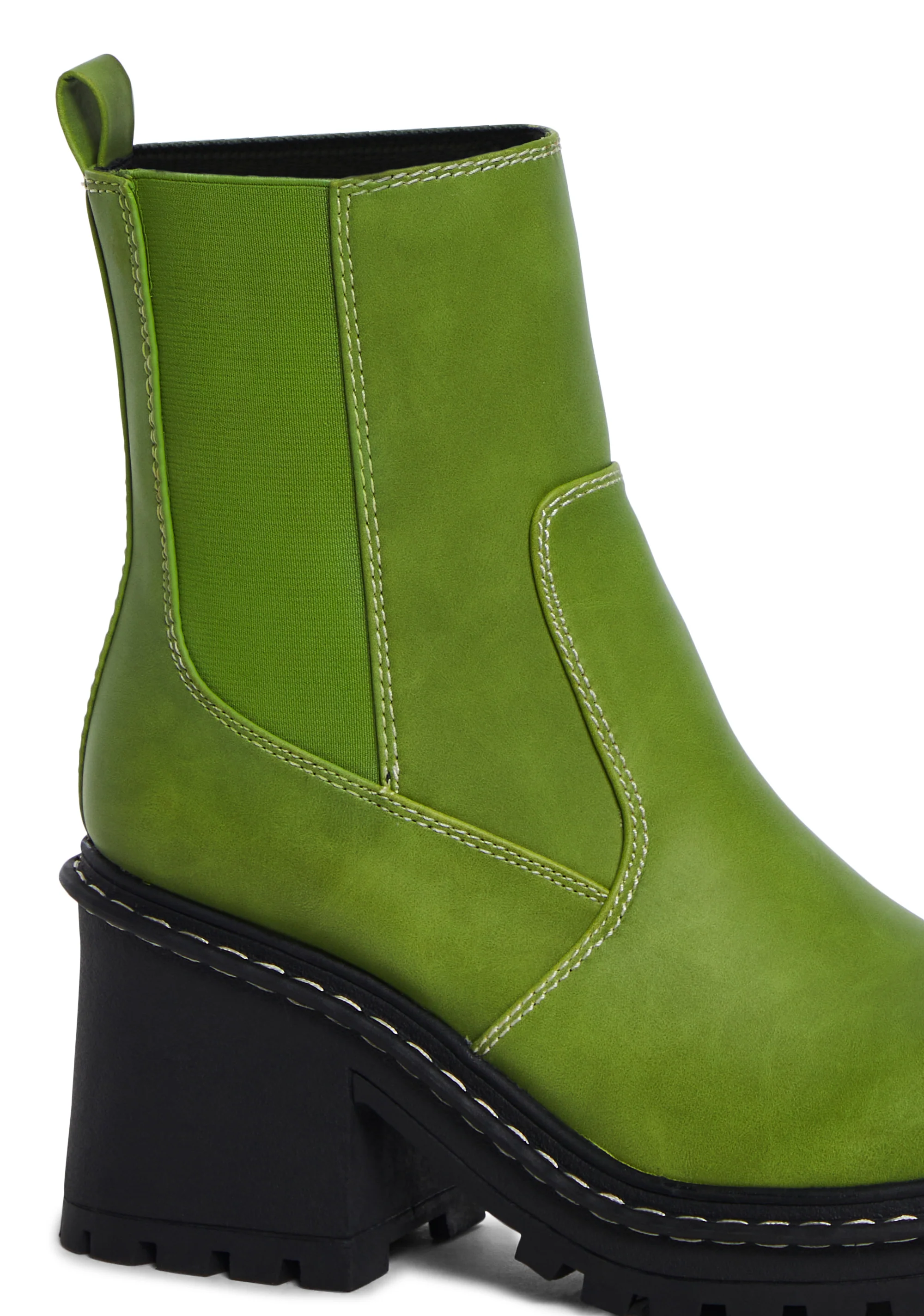 Off The Record Ankle Boots - Green - Image 2