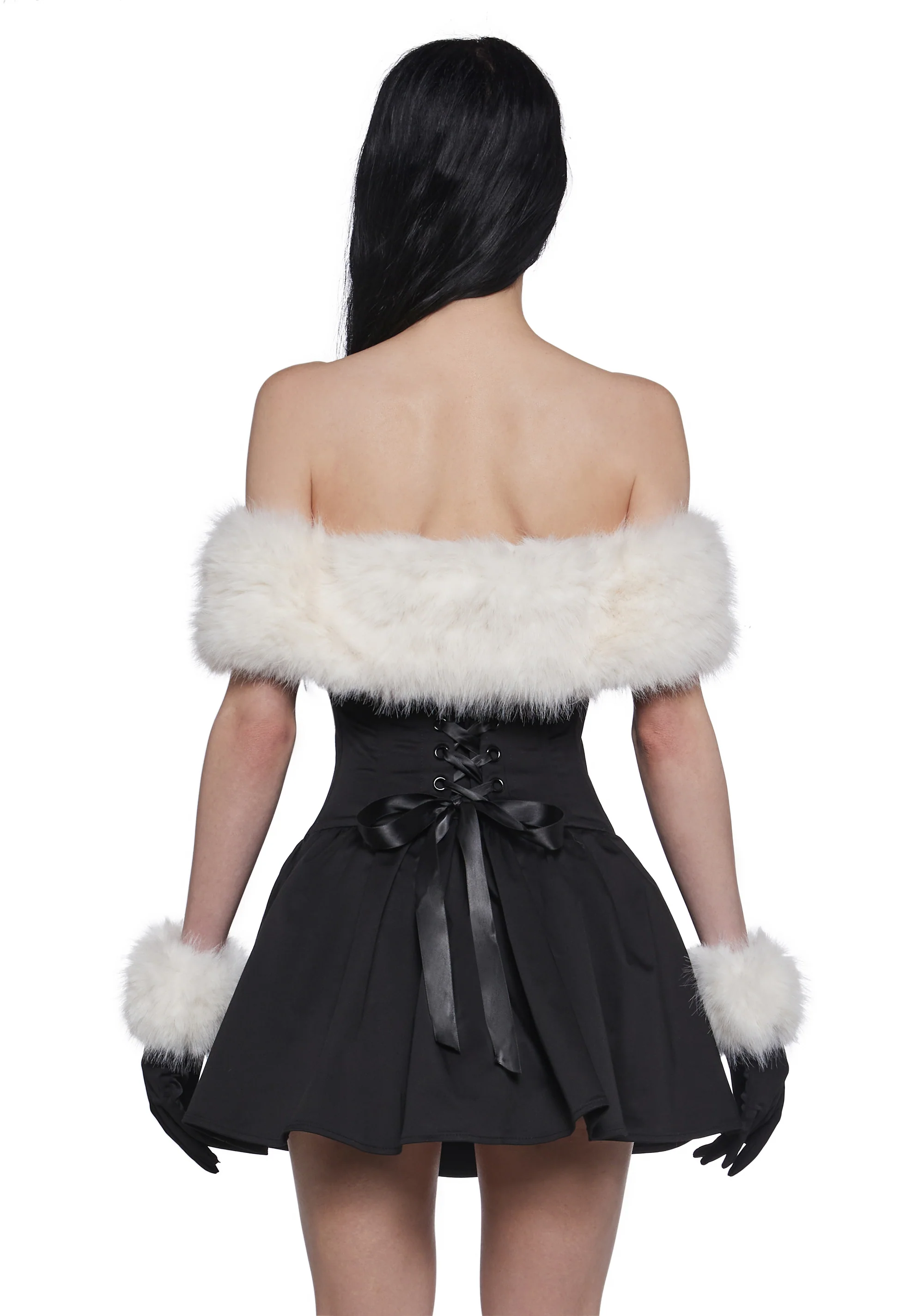 Moody And Bright Mini Dress And Gloves Set - Image 5