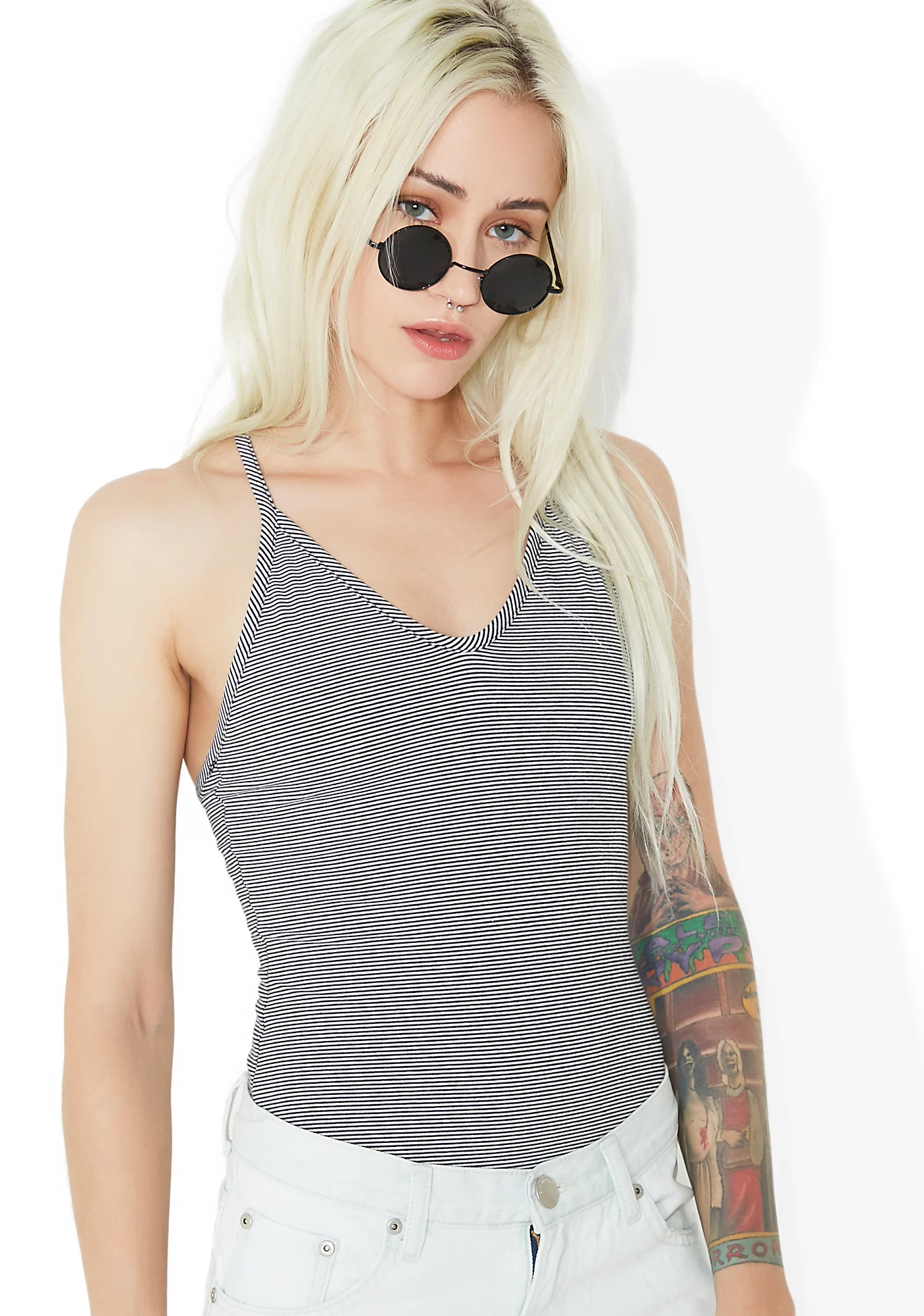 Off The Wall Knit Bodysuit - Image 2