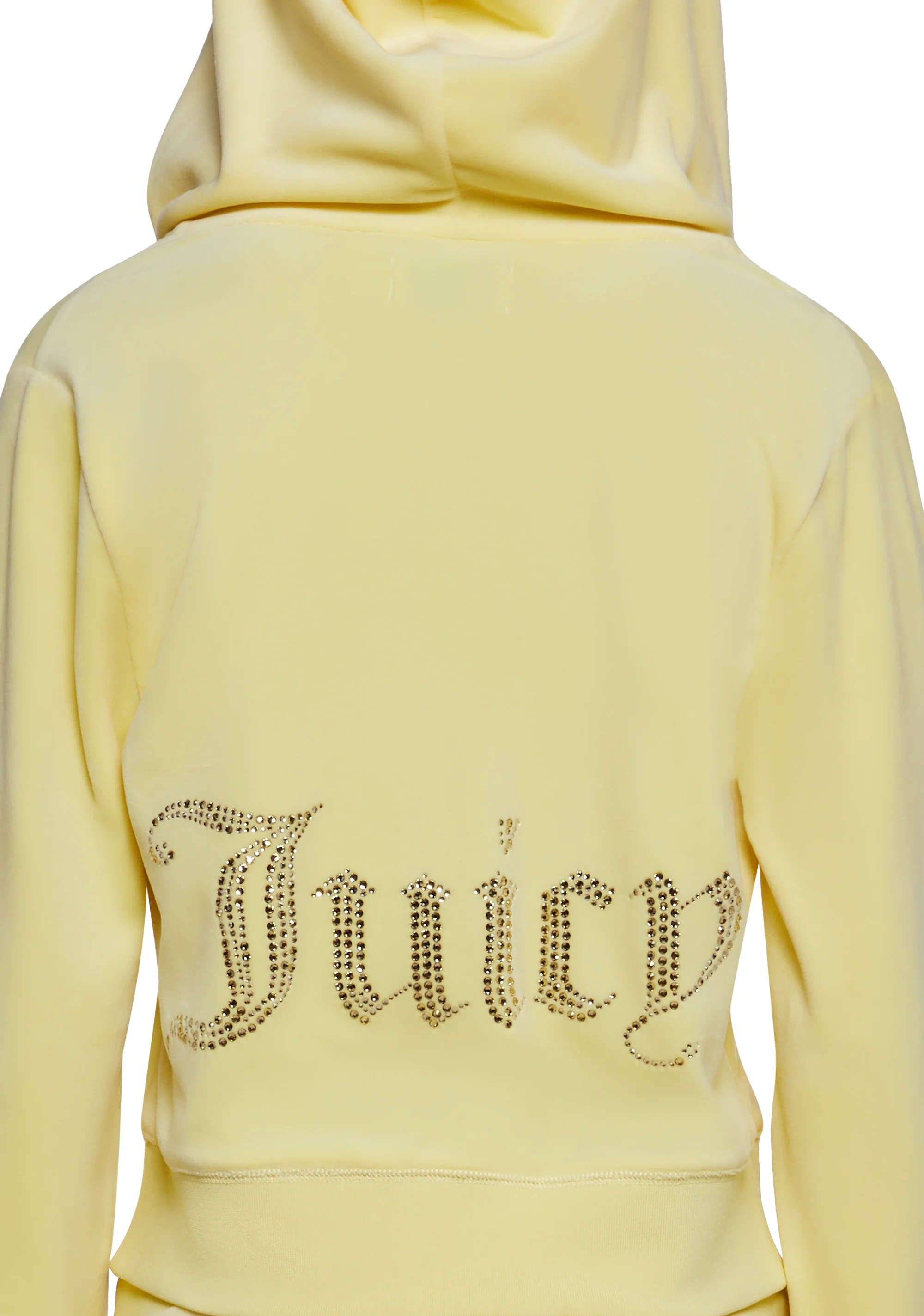 OG Big Bling Velour Hoodie - Yellow - Image 7