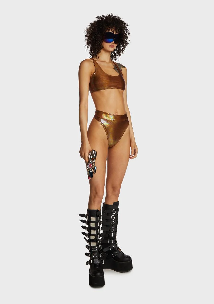 Oil Slick Overboard Bikini Bottoms - Image 5