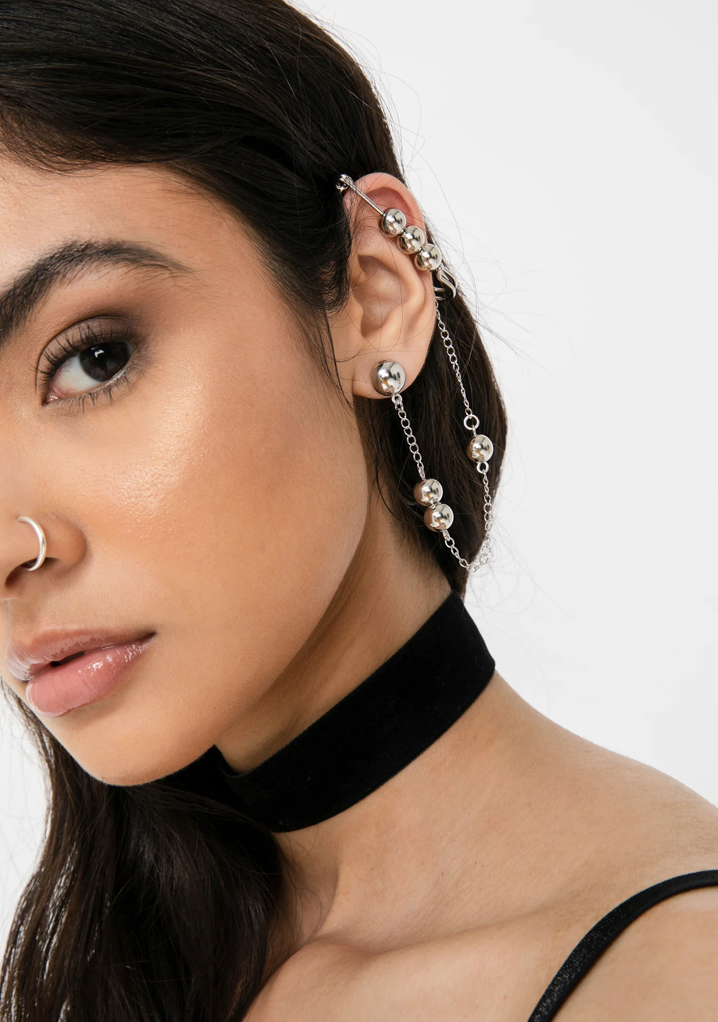 Ole Ball N' Chain Ear Cuff - Image 3