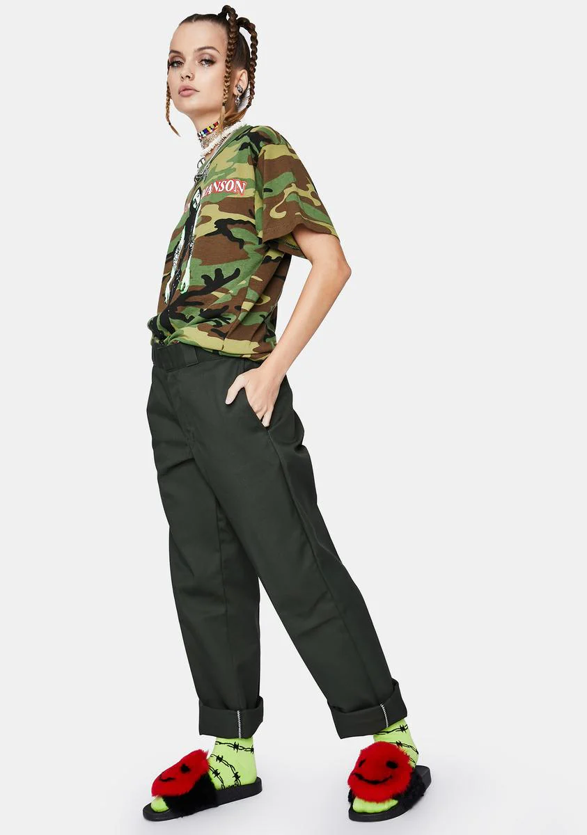 Olive Green Original 874 Work Pants - Image 2