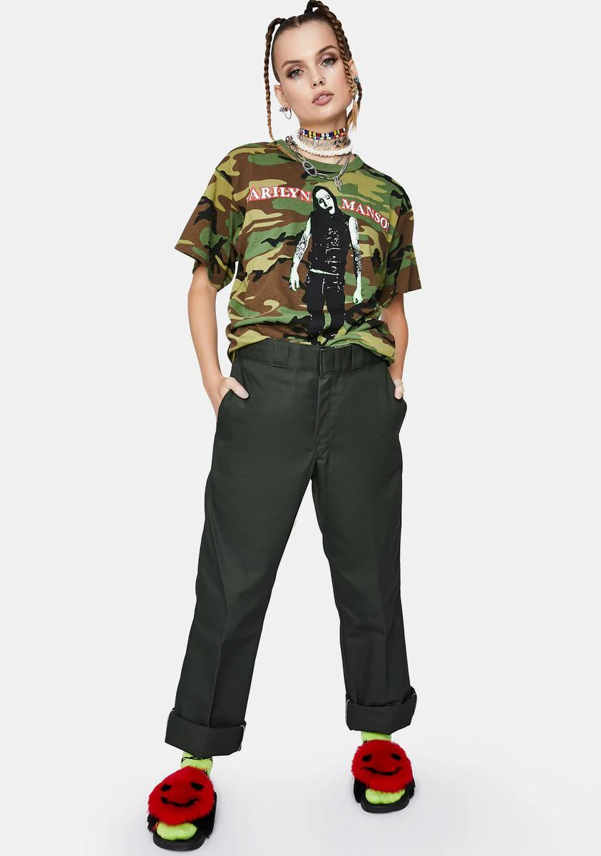 Olive Green Original 874 Work Pants - Image 3