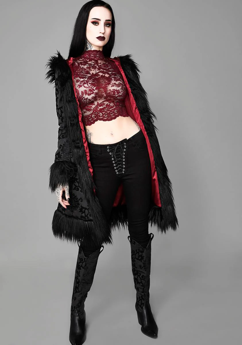 Ominous Trance Lace Top - Image 5