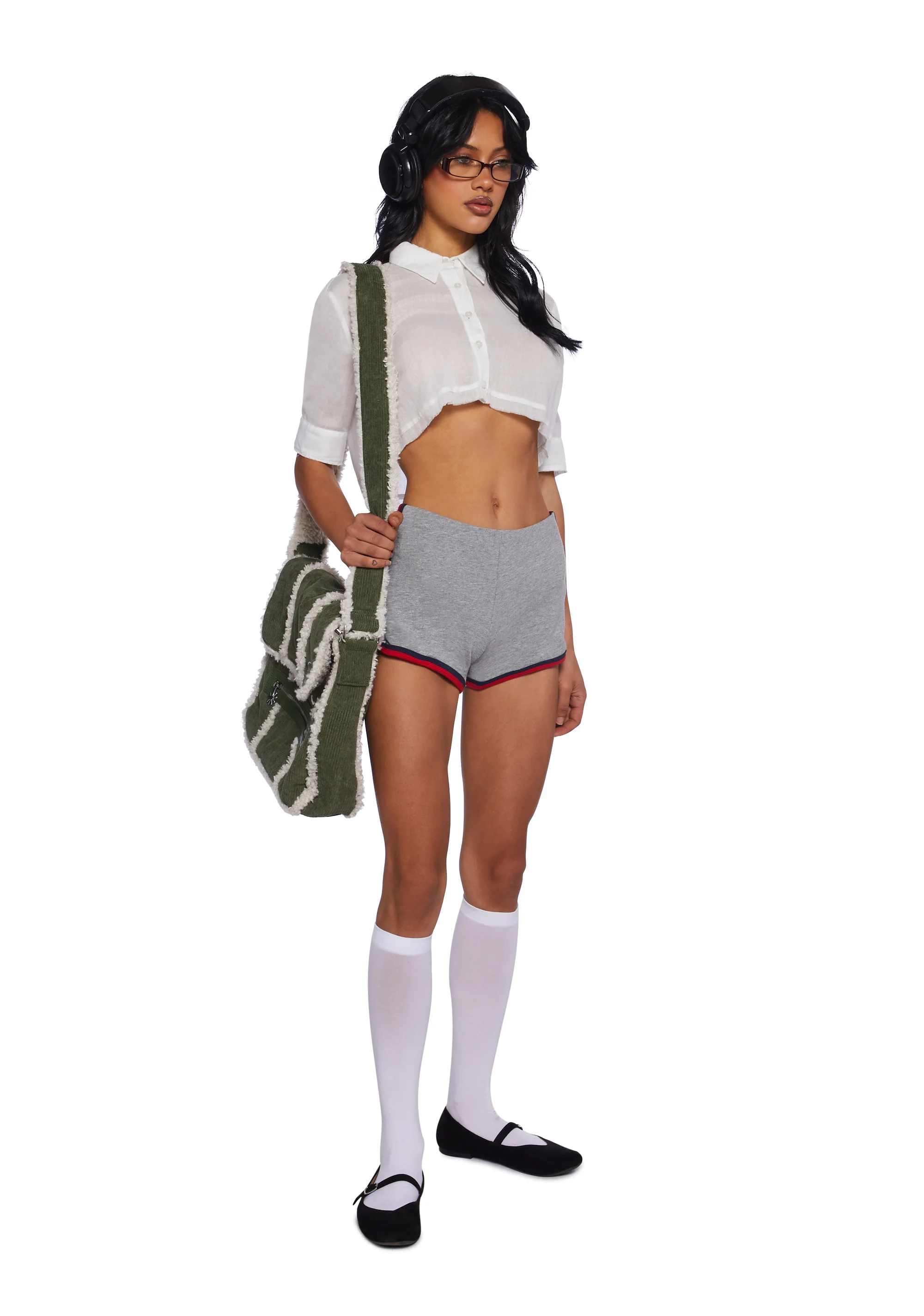 On The Move Dolphin Shorts - Gray - Image 2