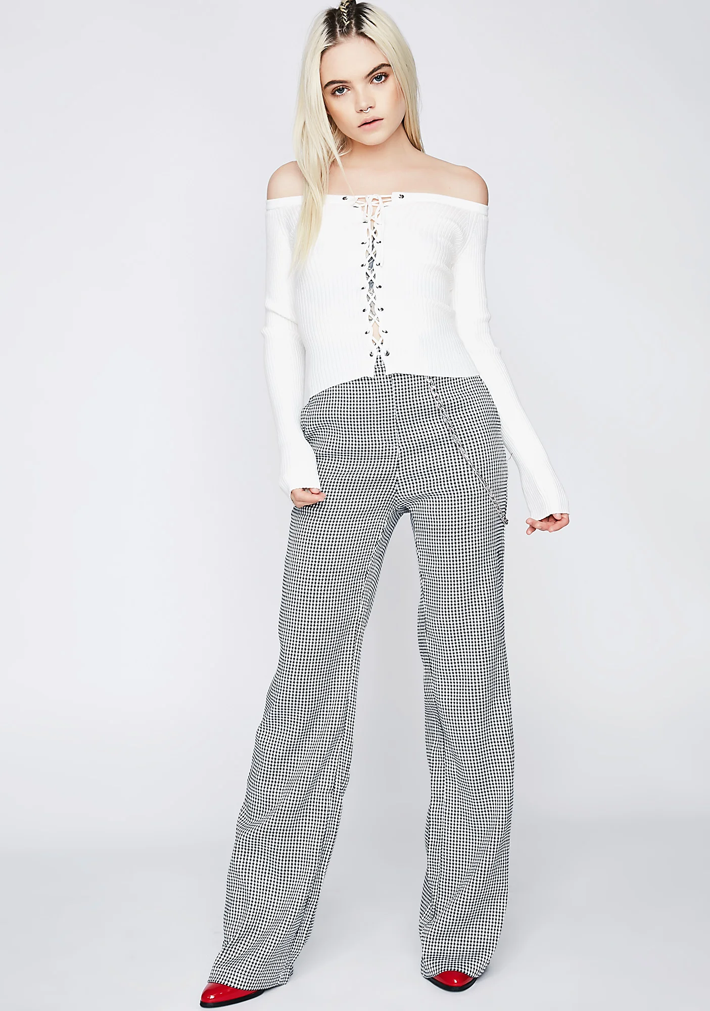 One Way Tix Off The Shoulder Top - Image 5