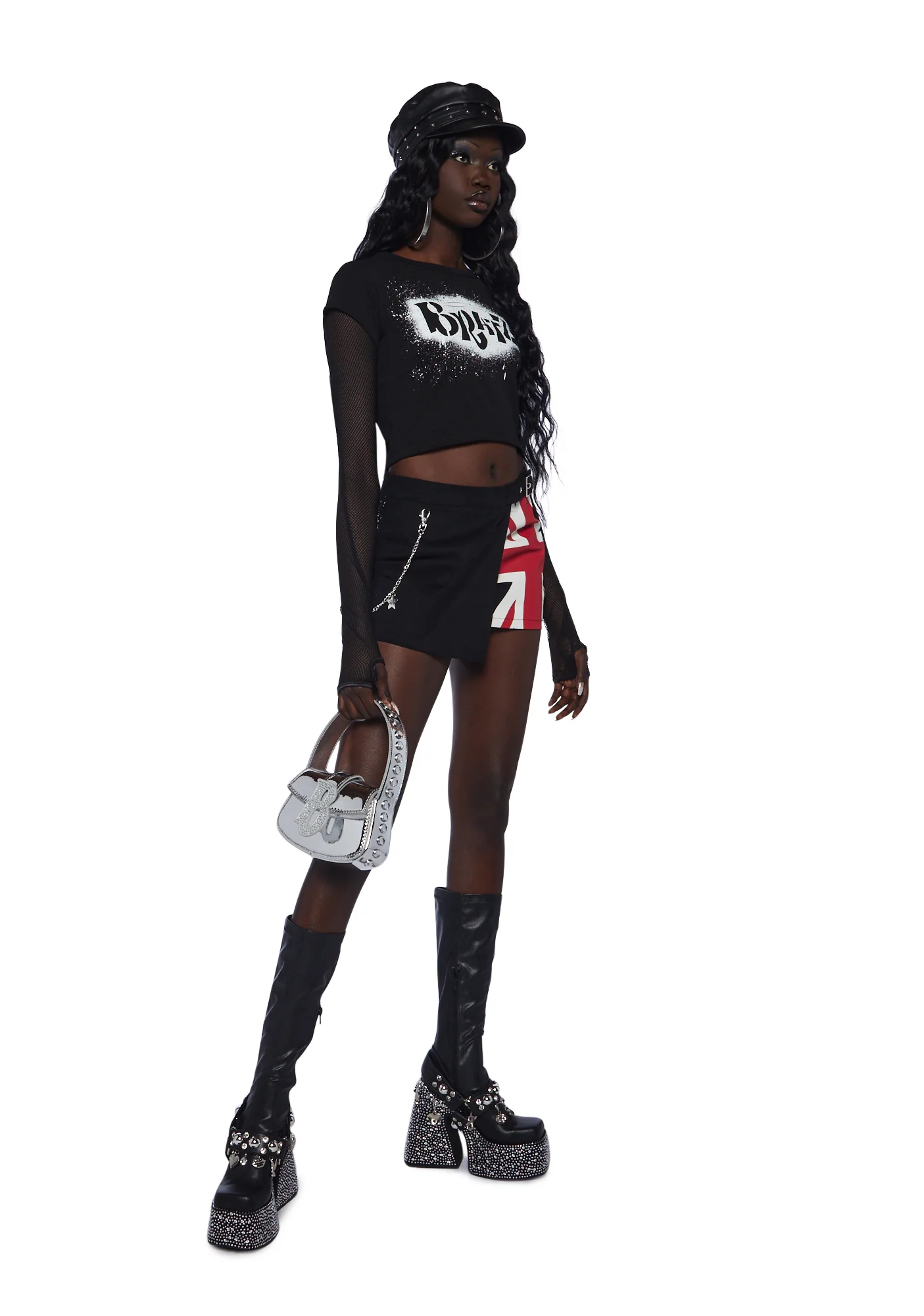 Only Girls Baby Tee- Black - Image 2