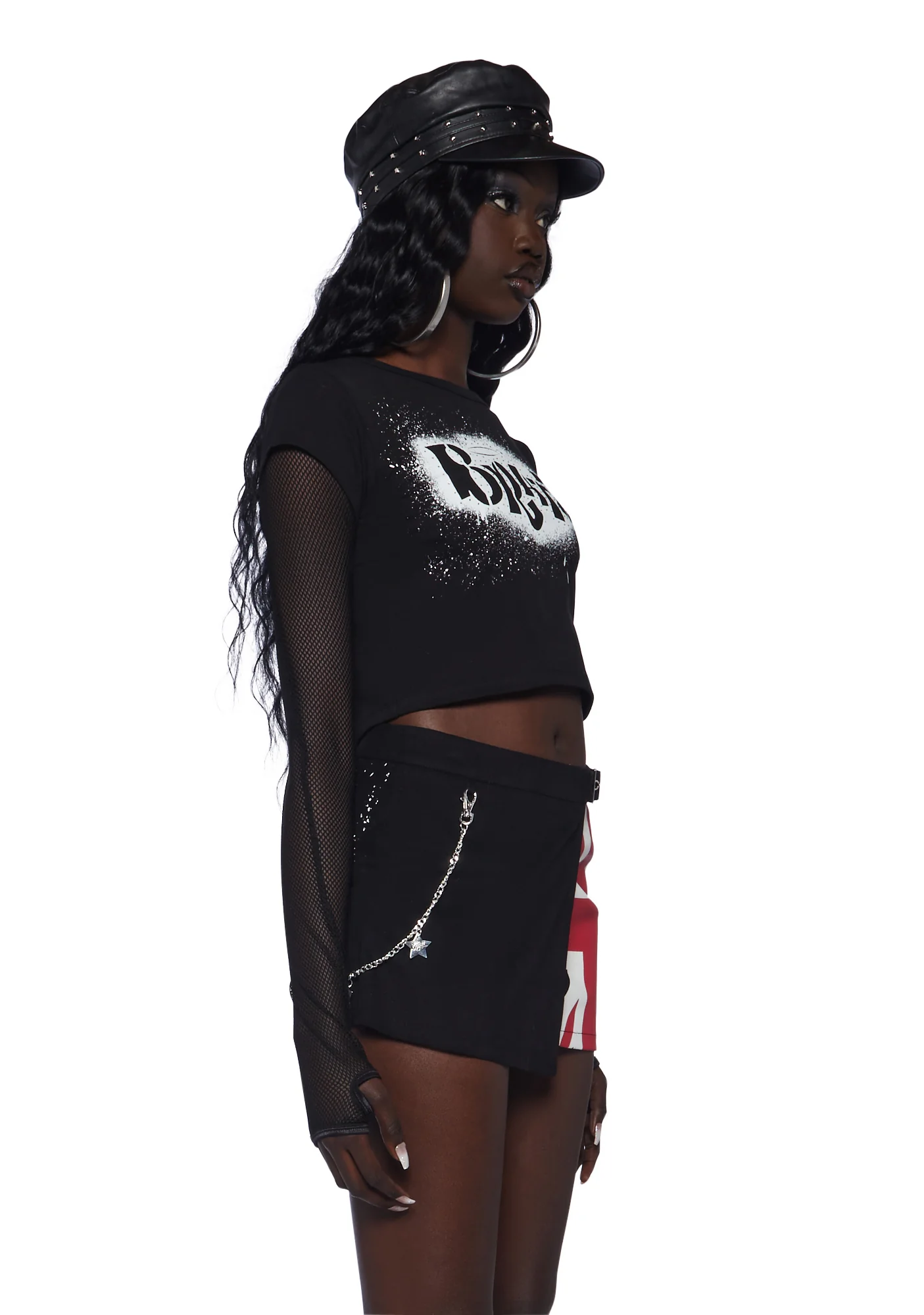 Only Girls Baby Tee- Black - Image 3