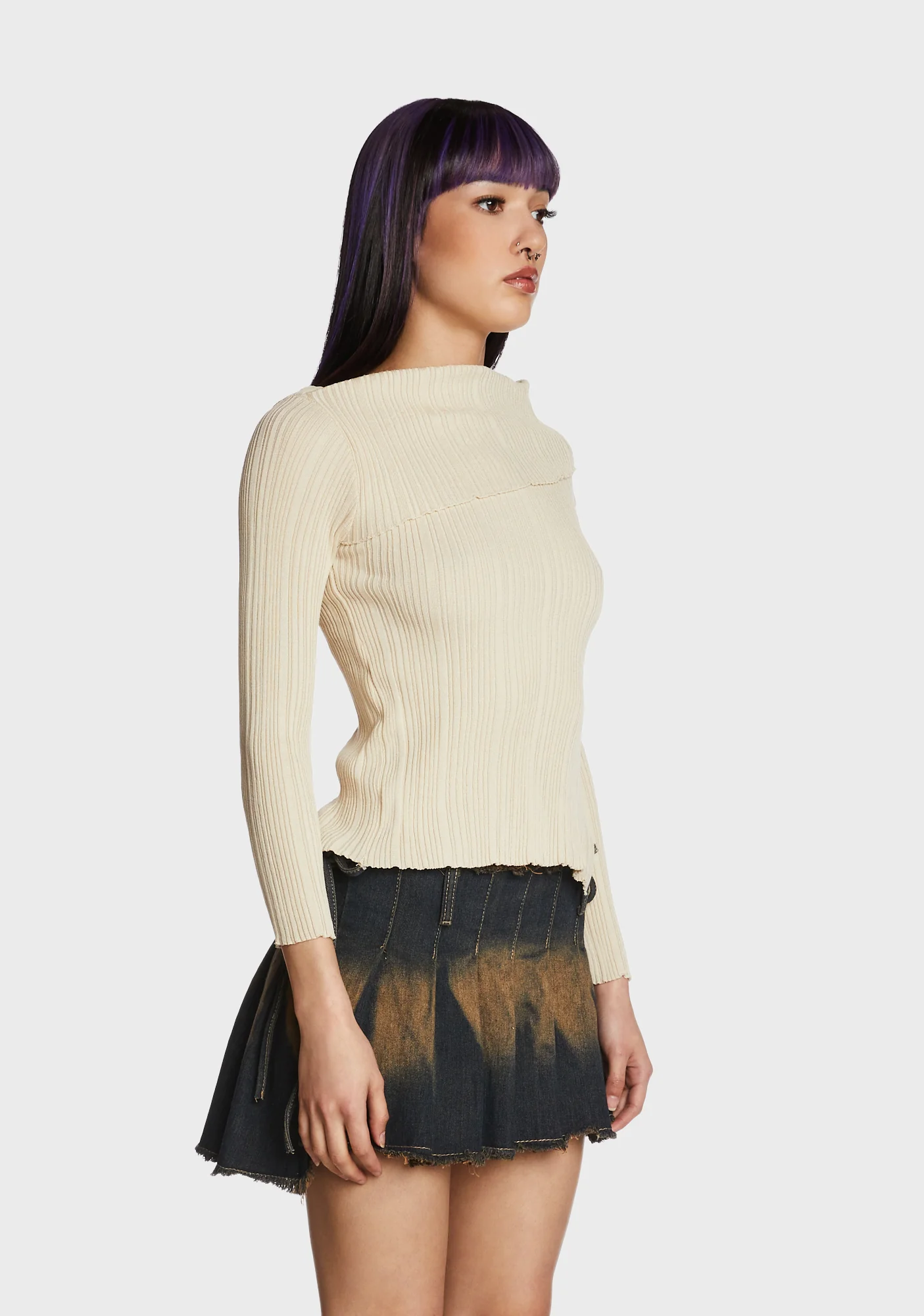 Only Necessary Pleated Top - Image 3