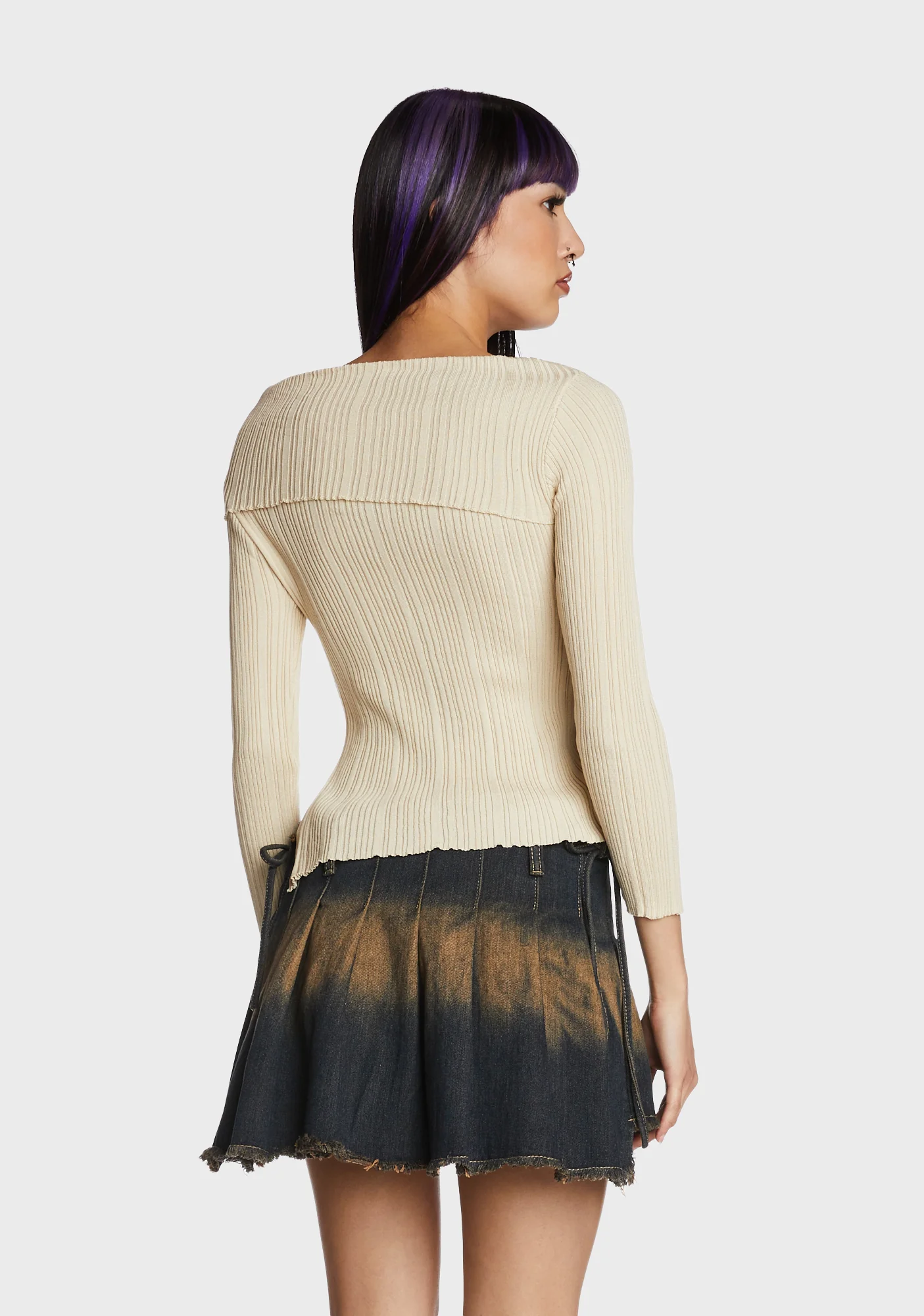 Only Necessary Pleated Top - Image 4