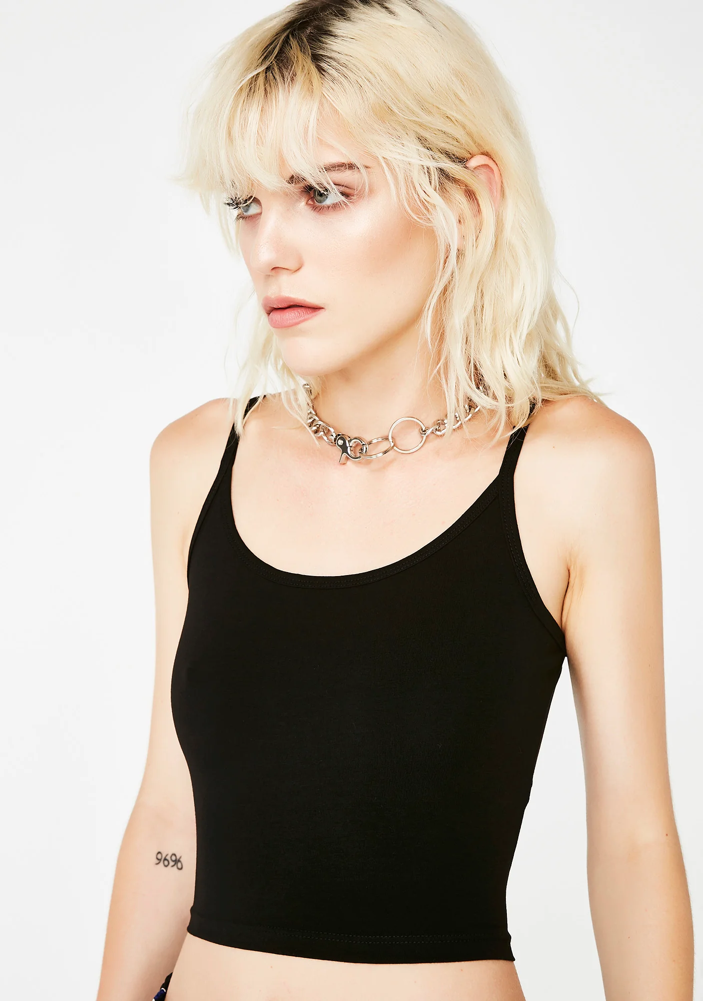 Onyx Barely Basic Crop Cami - Image 3