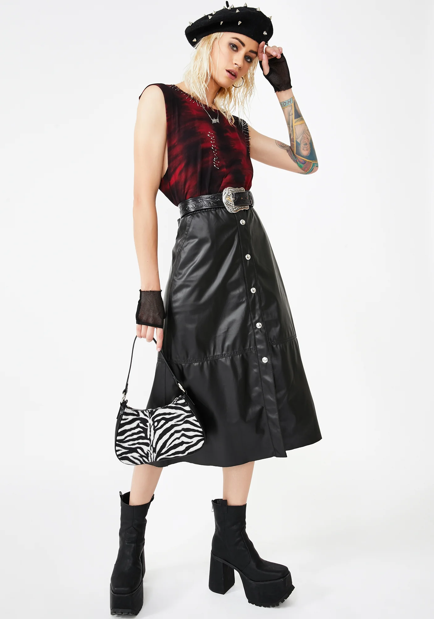 Onyx Midi Skirt - Image 2
