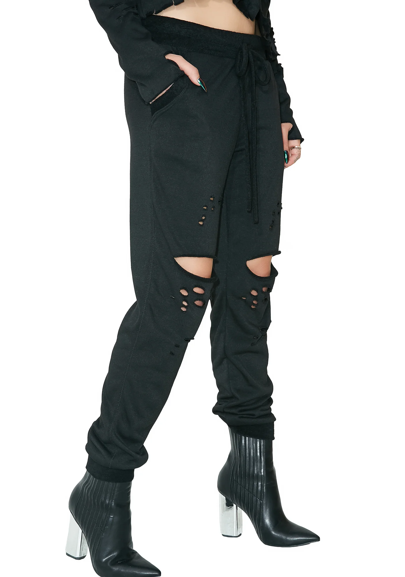 Onyx Ripped 2 Shredz Sweatpants - Image 2