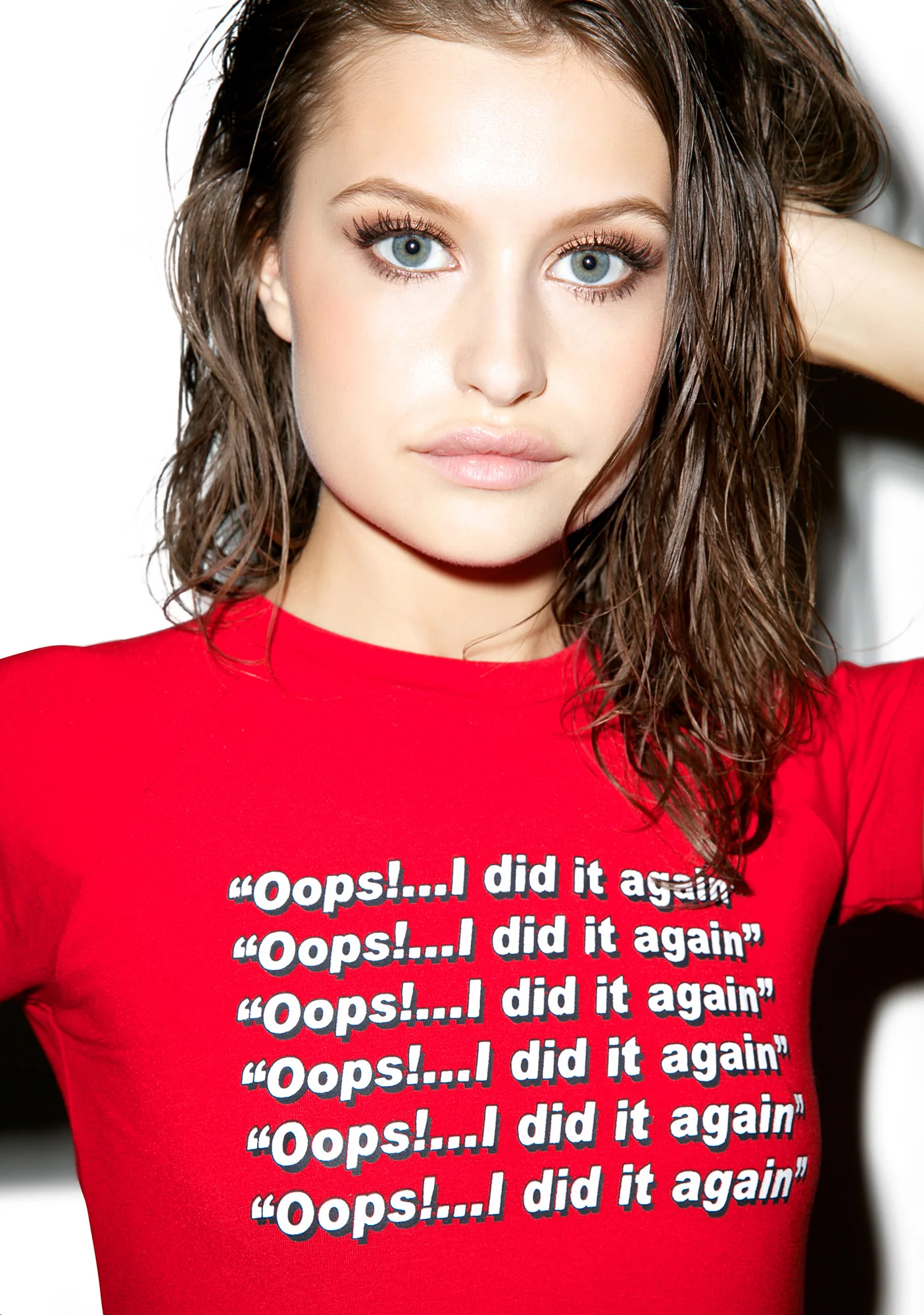 Oops I Did It Again Crop Tee - Image 3