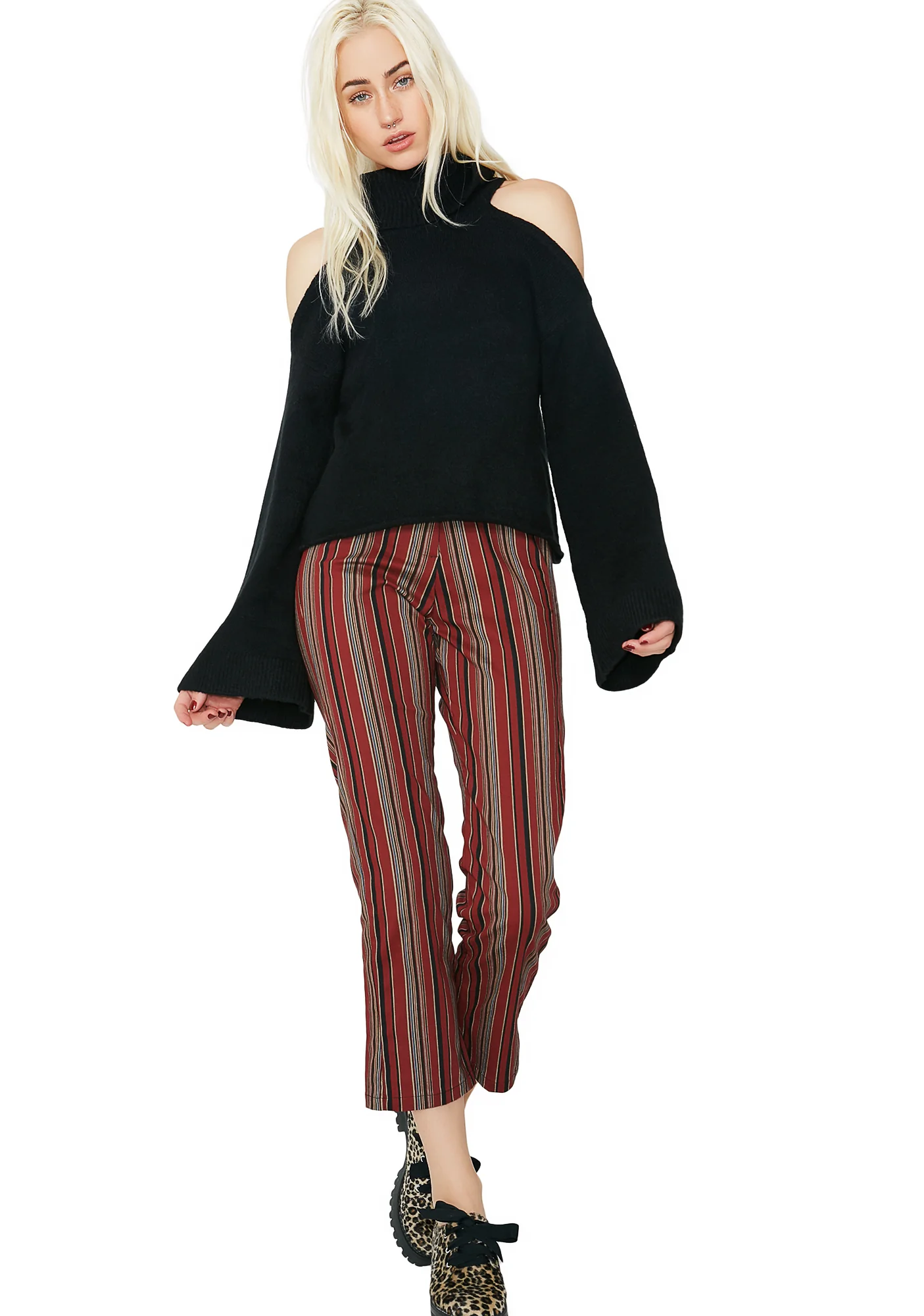 Open Arms Turtleneck Sweater - Image 5