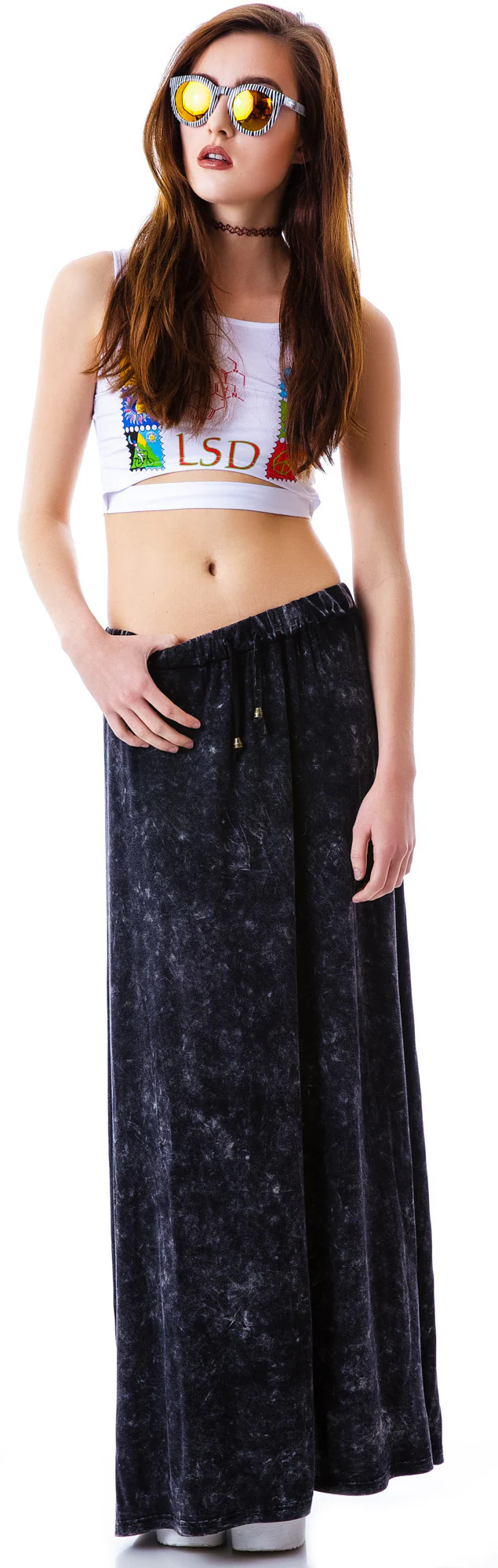 Open Road Stone Wash Maxi Skirt - Image 3