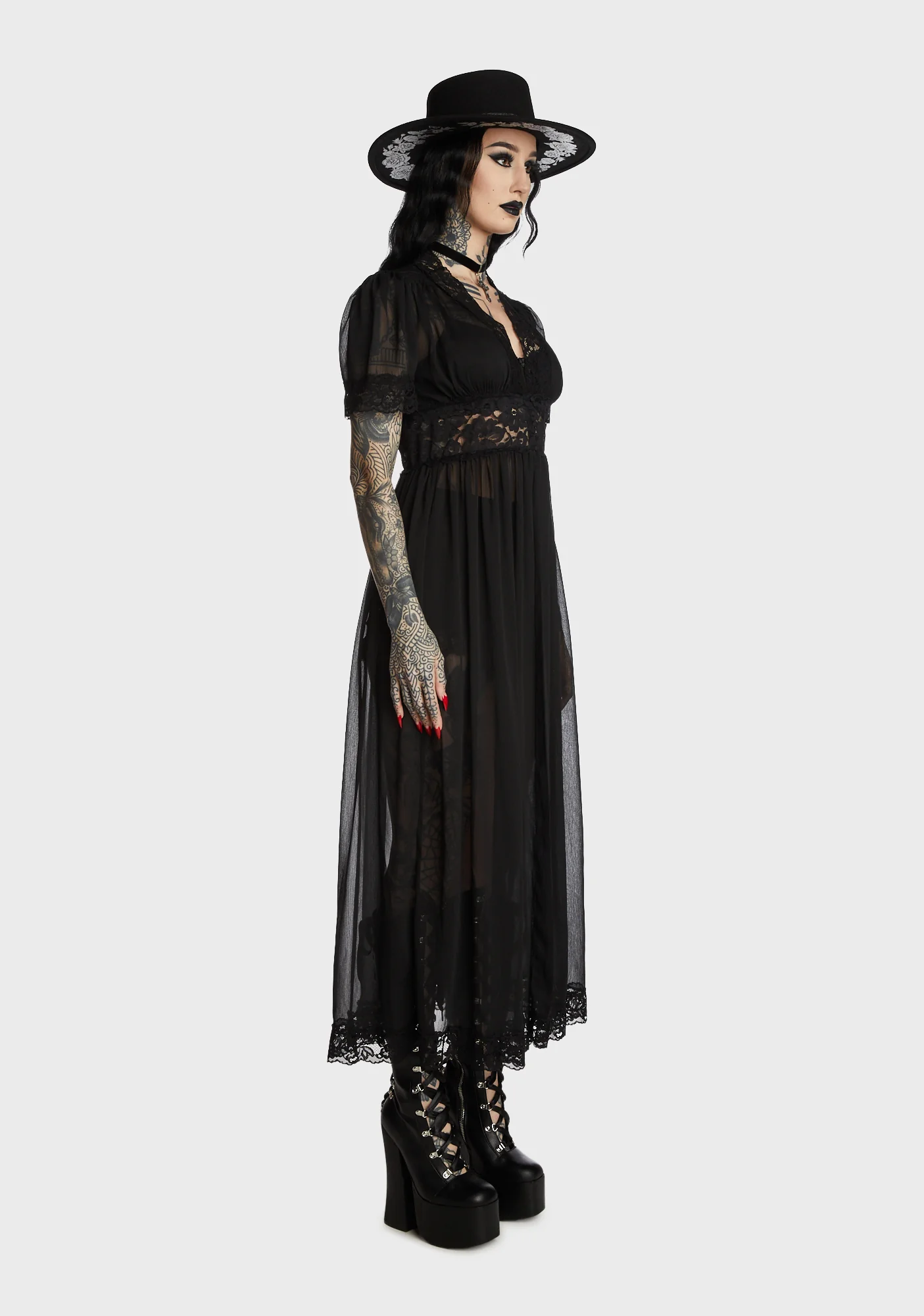 Open Roads Chiffon Duster - Image 3