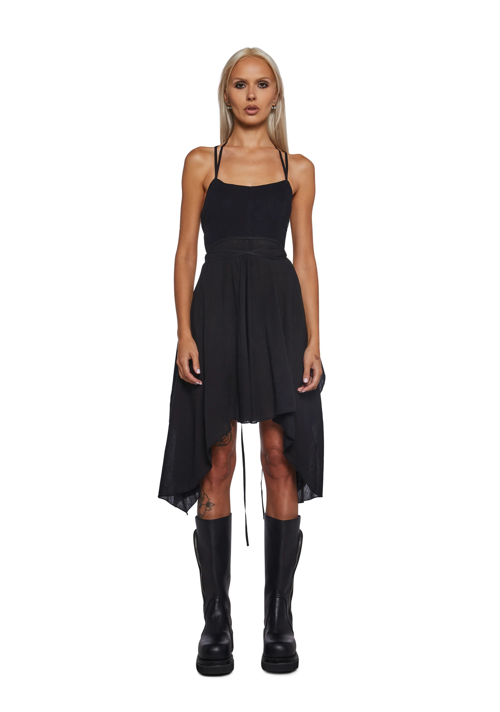 Signal Open Side Handkerchief Dress - Image 4