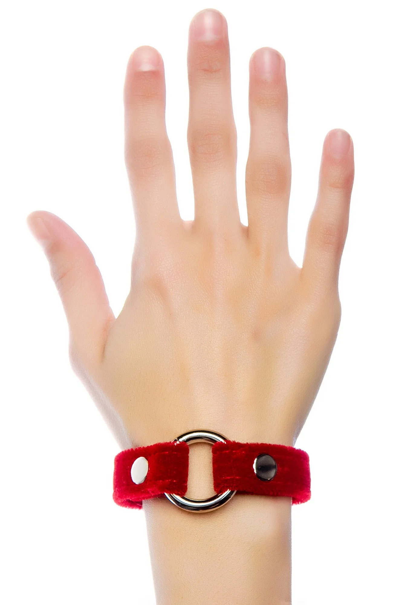 Ophelia Velvet Bracelet - Pink - Image 4