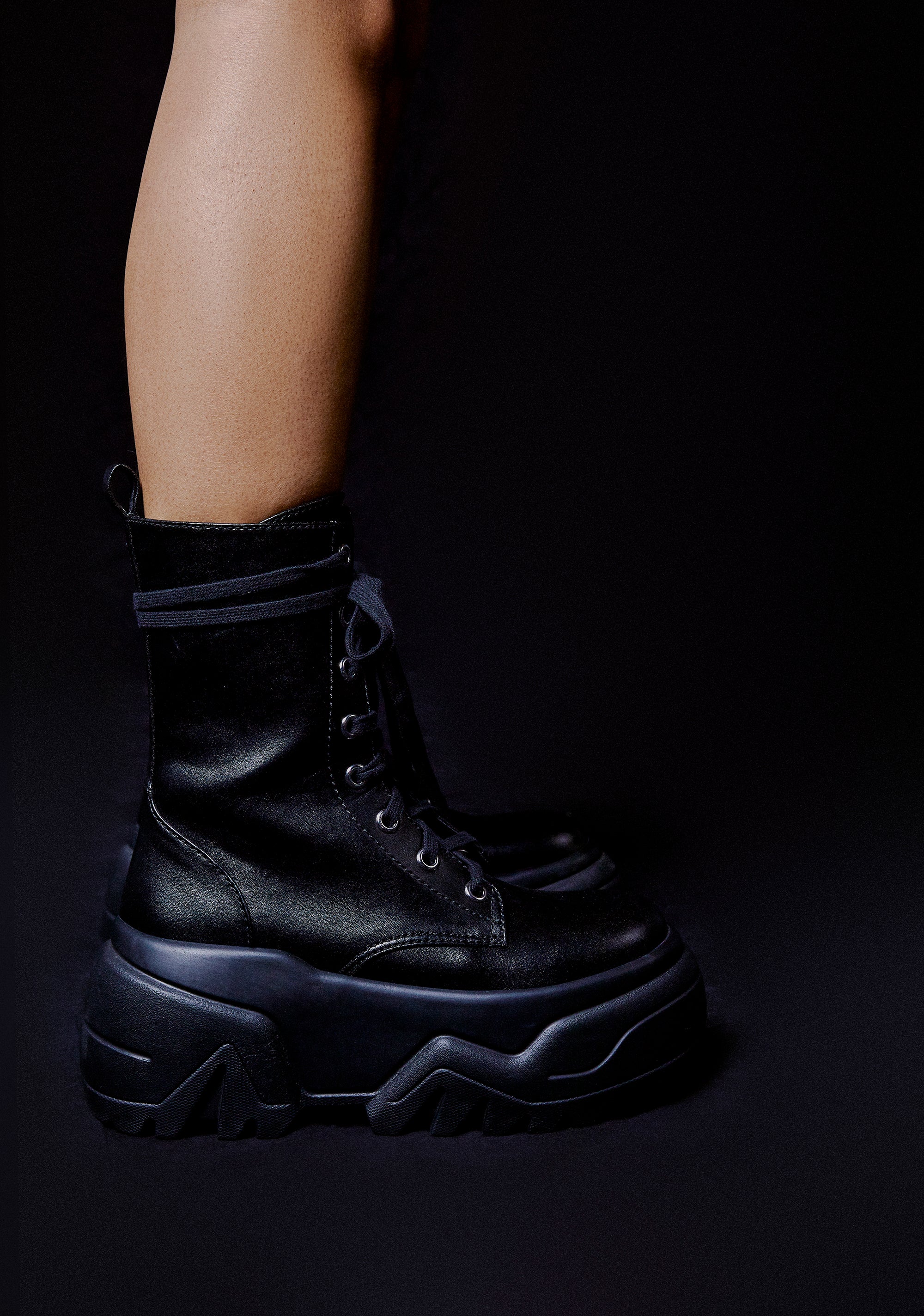 Optical Fuse Combat Boots - Black - Image 5