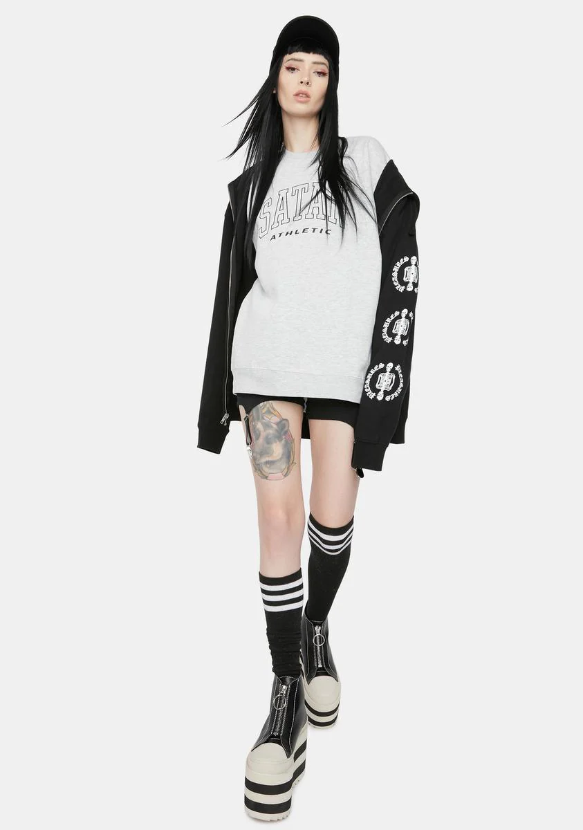 Outline Athletic Logo Sweatshirt - Image 3