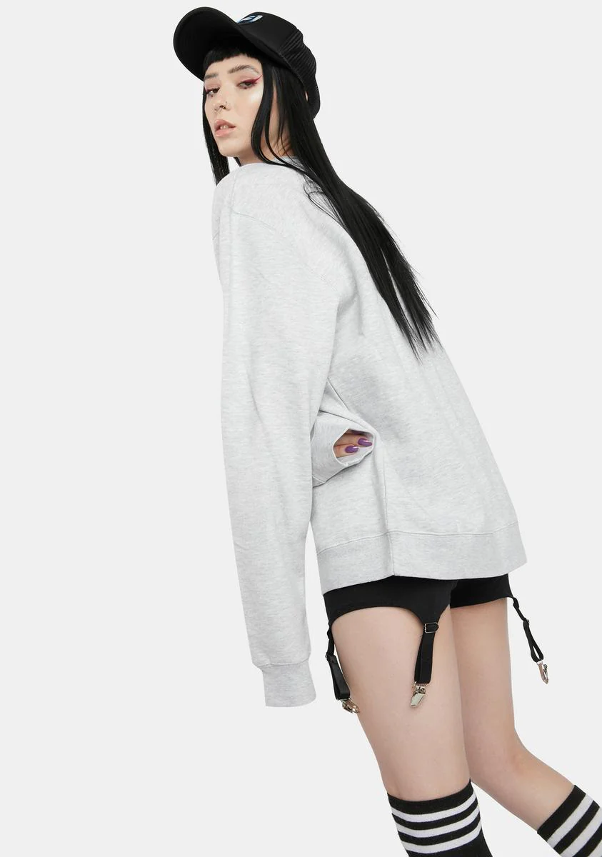 Outline Athletic Logo Sweatshirt - Image 4