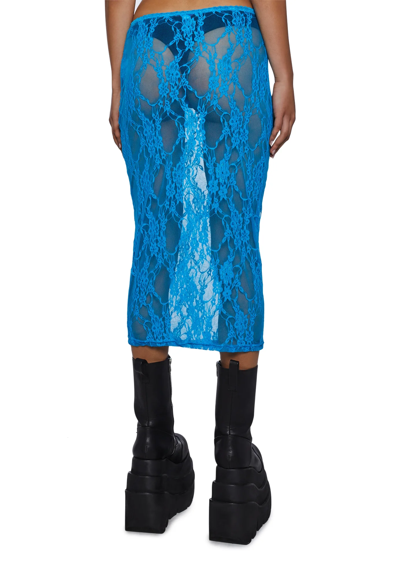 Pammy Lee Lace Midi Skirt - Image 4