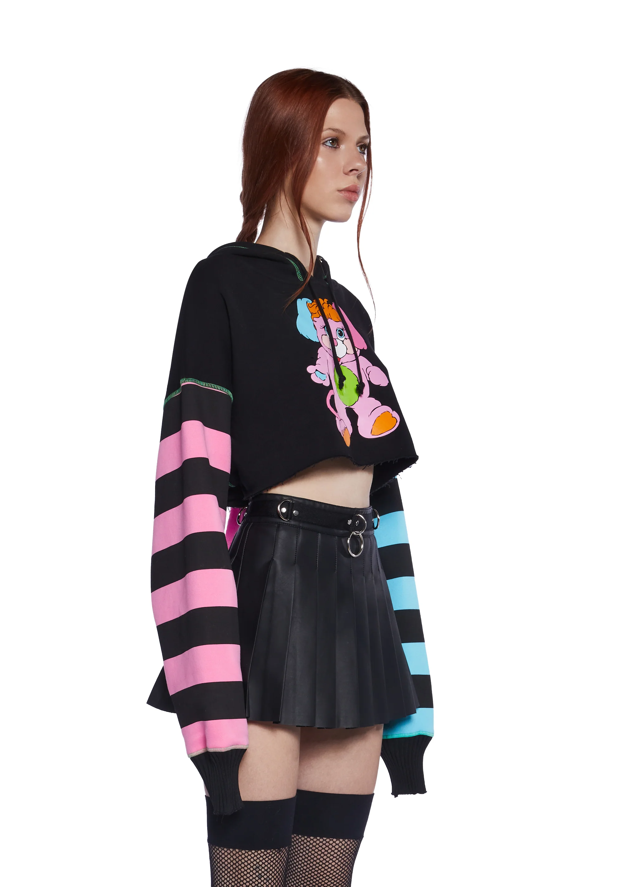 Pancake Popple Cropped Hoodie - Image 3