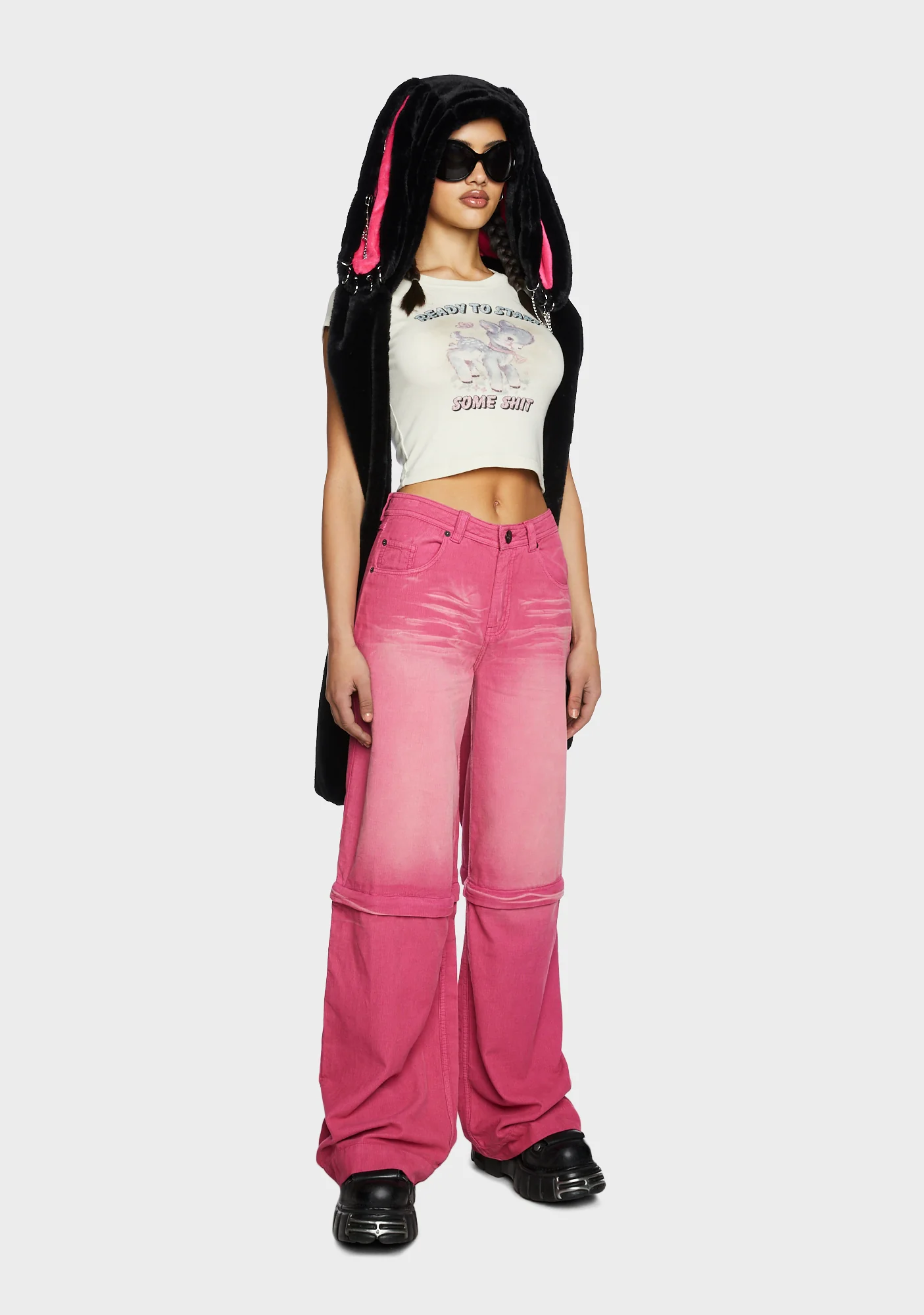 Paradise Cord Zip Cargo Pants - Image 6