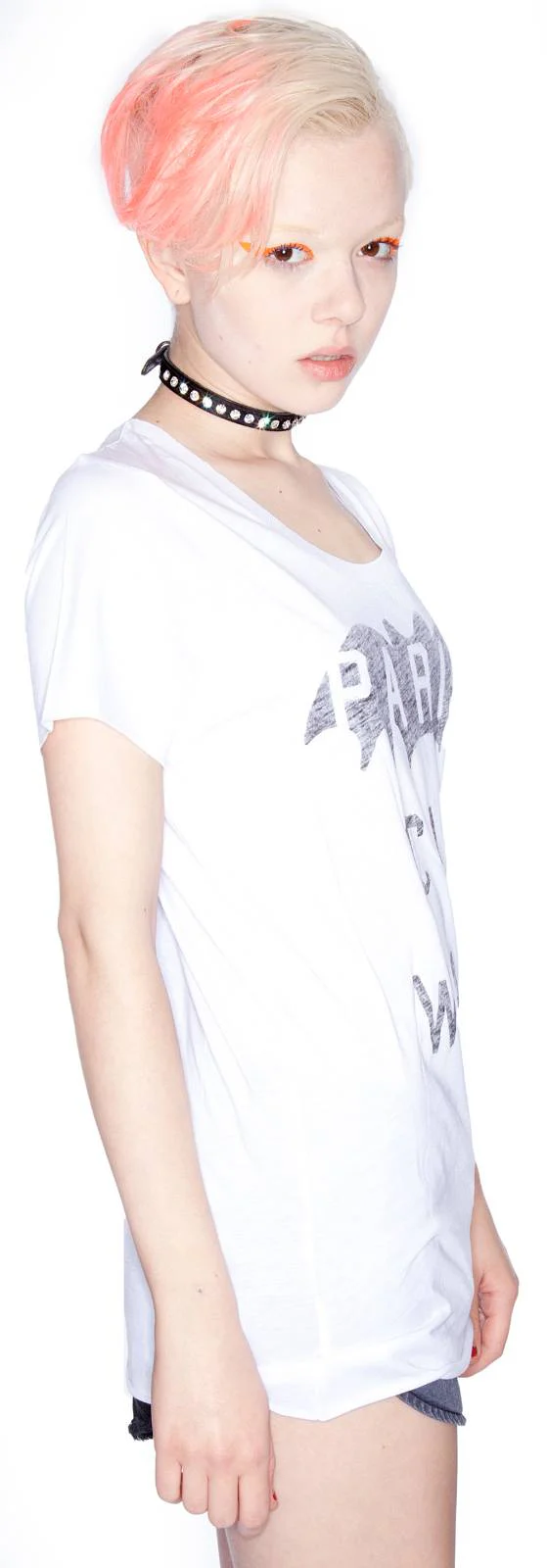 Paris Can Wait Tee - White - Image 7