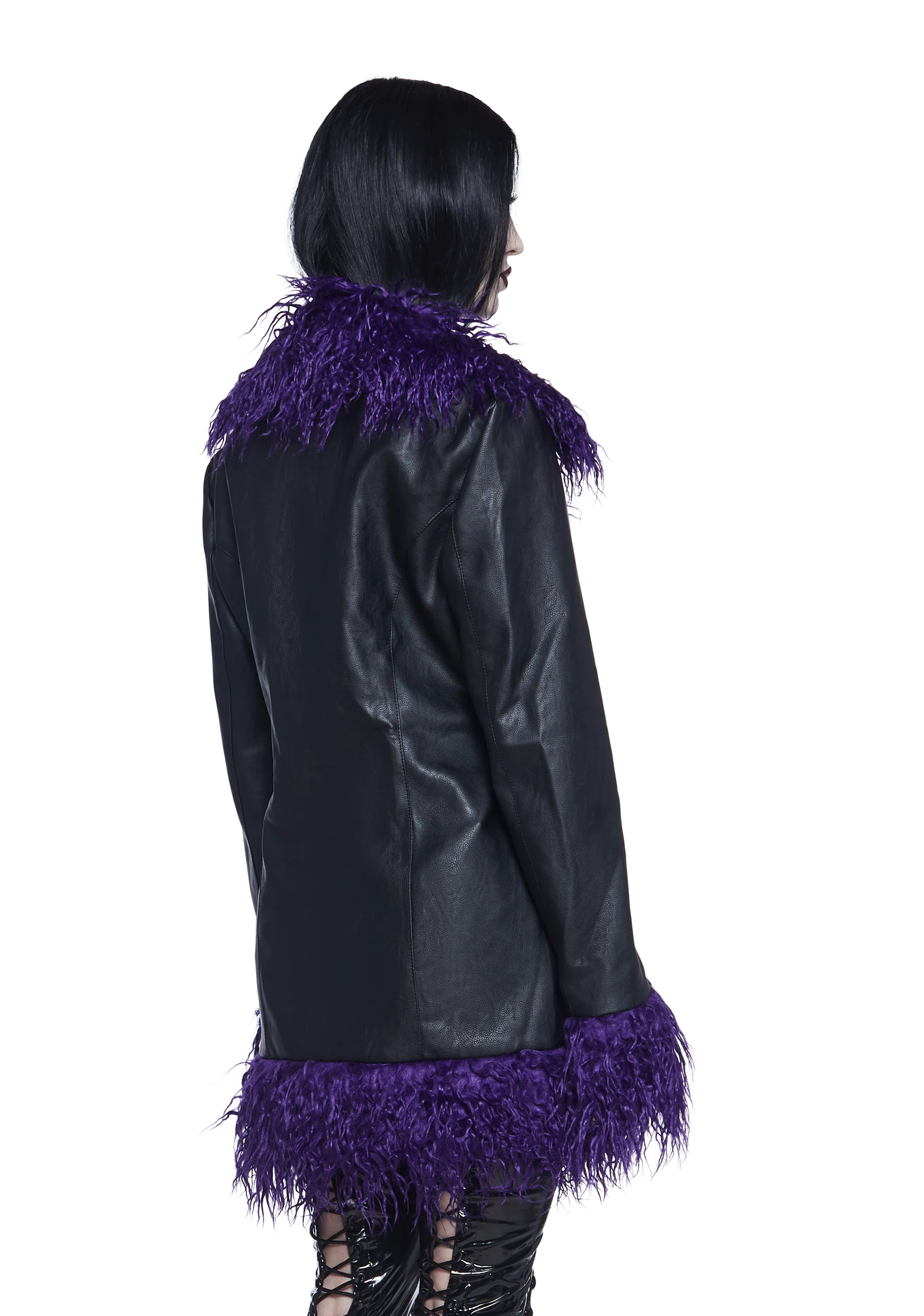 Passing Through Faux Fur Jacket - Image 4