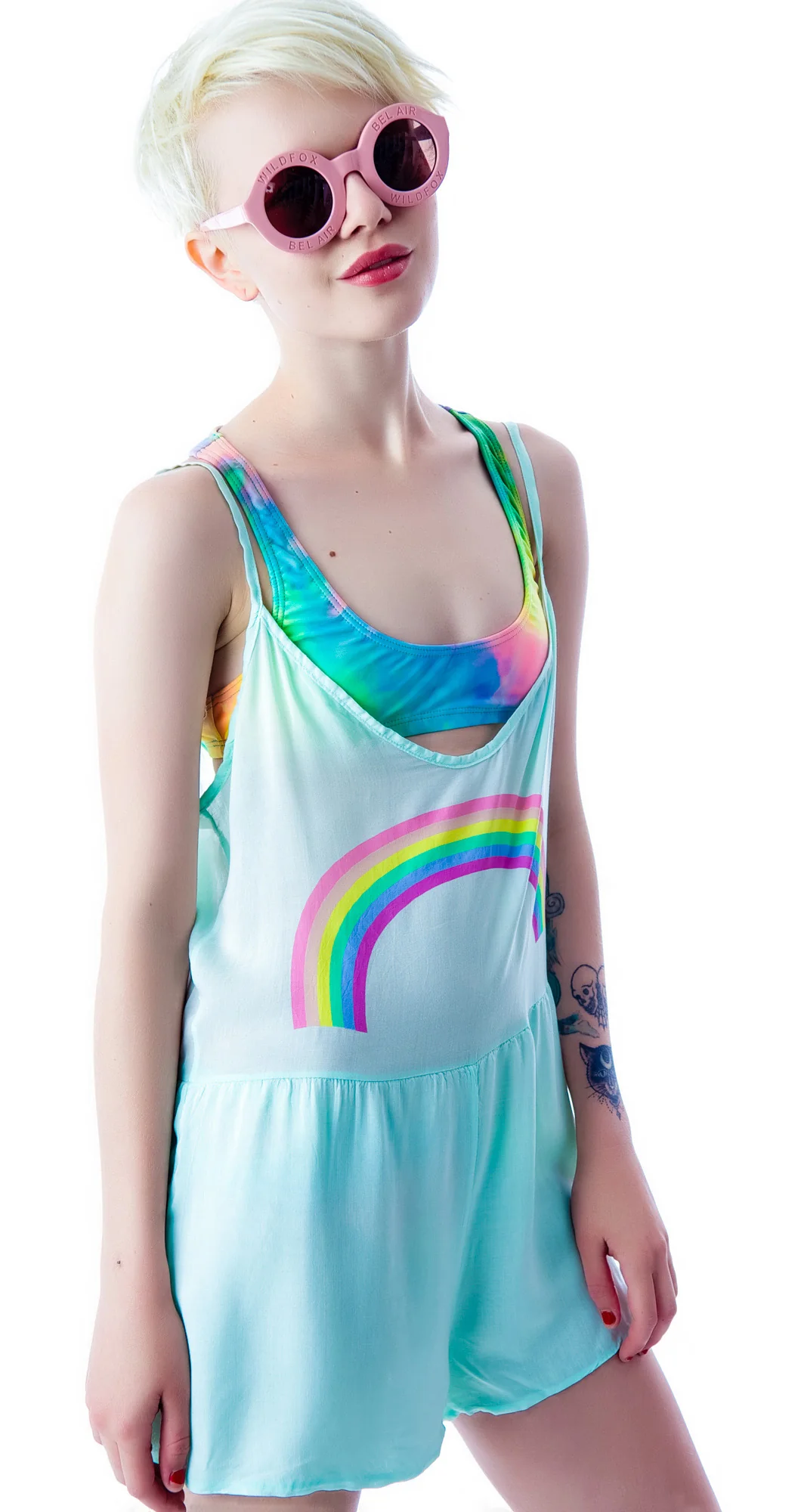 Pastel Rainbow Rio Romper - Image 2
