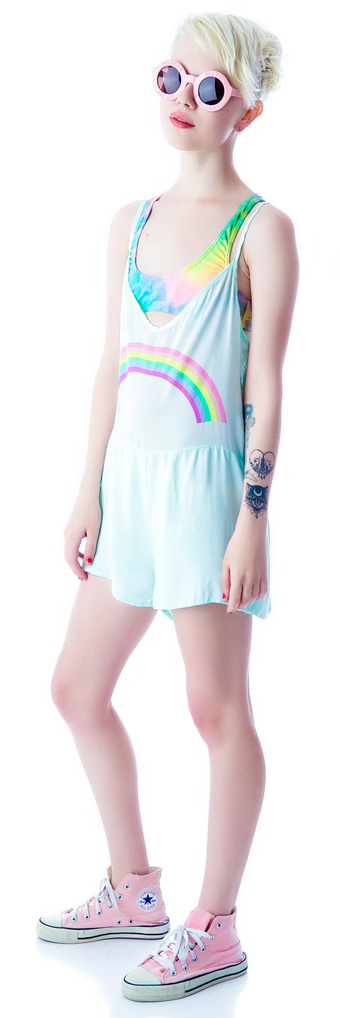Pastel Rainbow Rio Romper - Image 3