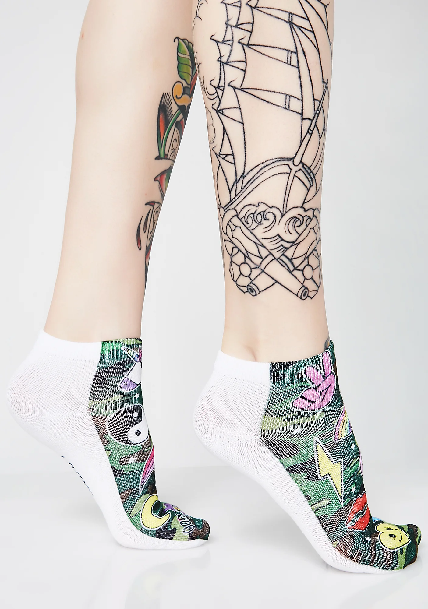 Patched 4 Life Ankle Socks - Image 2