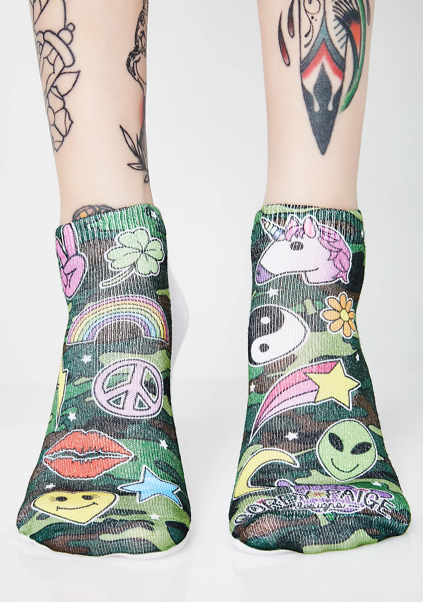 Patched 4 Life Ankle Socks - Image 5
